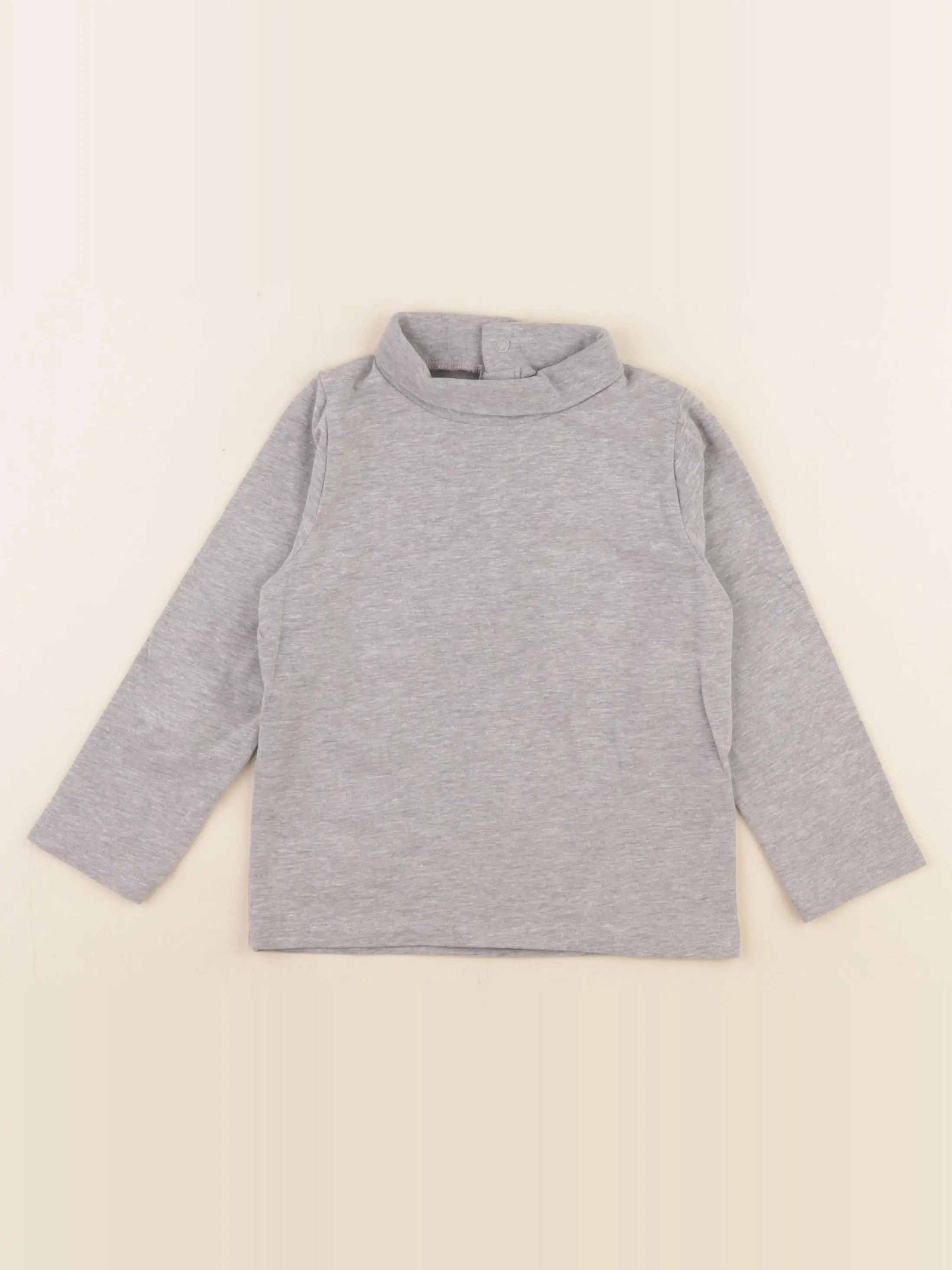 Vertbaudet - sous-pull gris - 24 mois