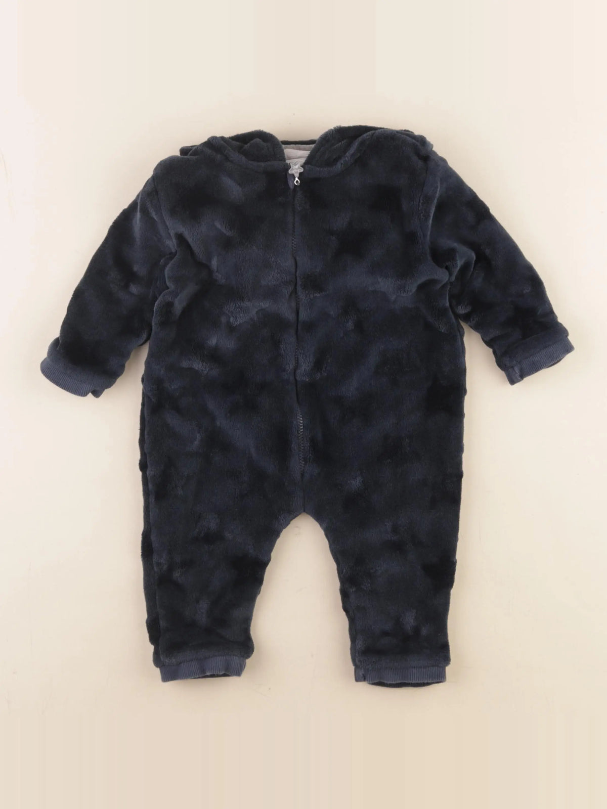 Vertbaudet - sur-pyjama bleu - 9 mois