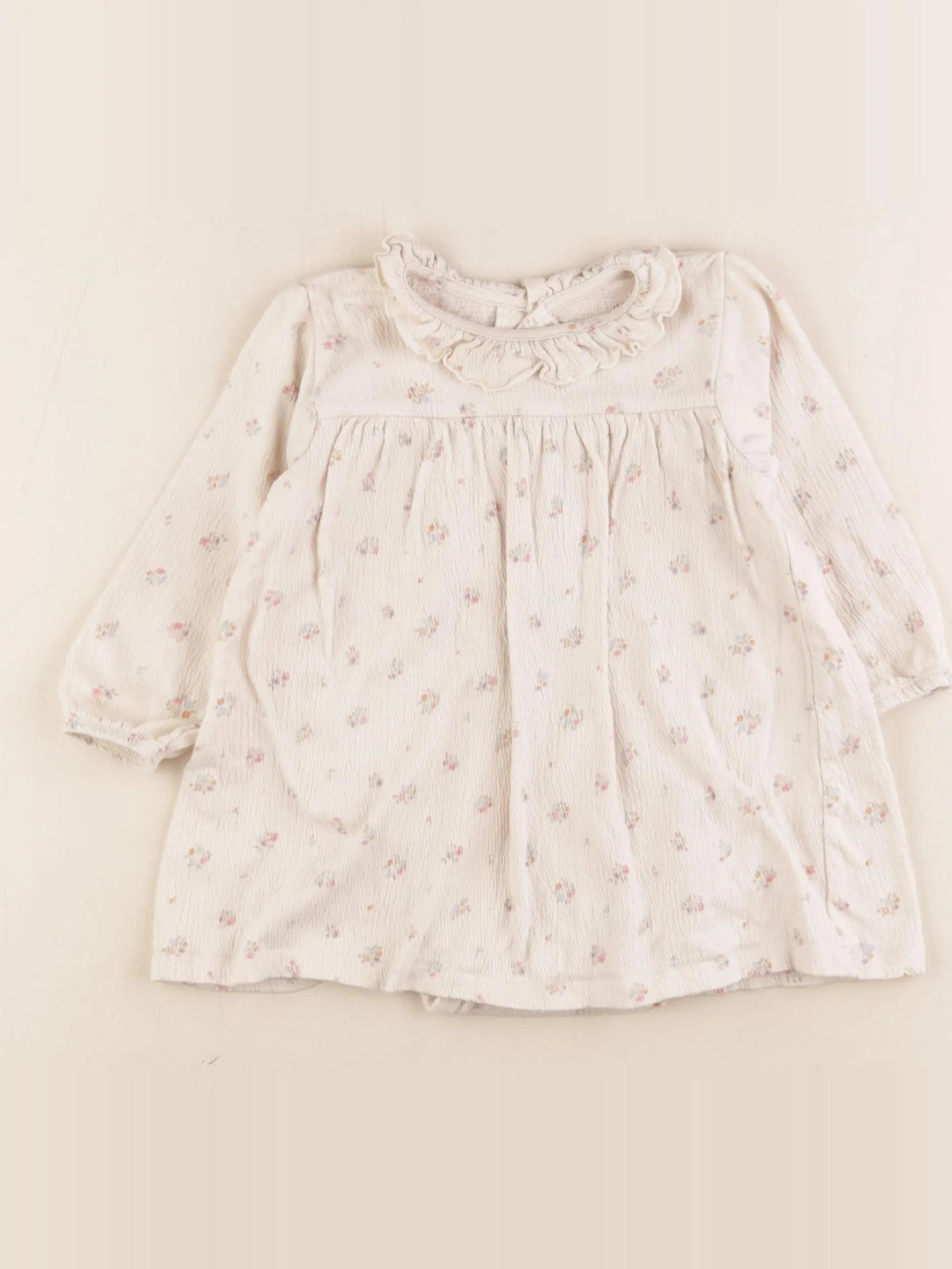 H&M - robe beige - 6/9 mois