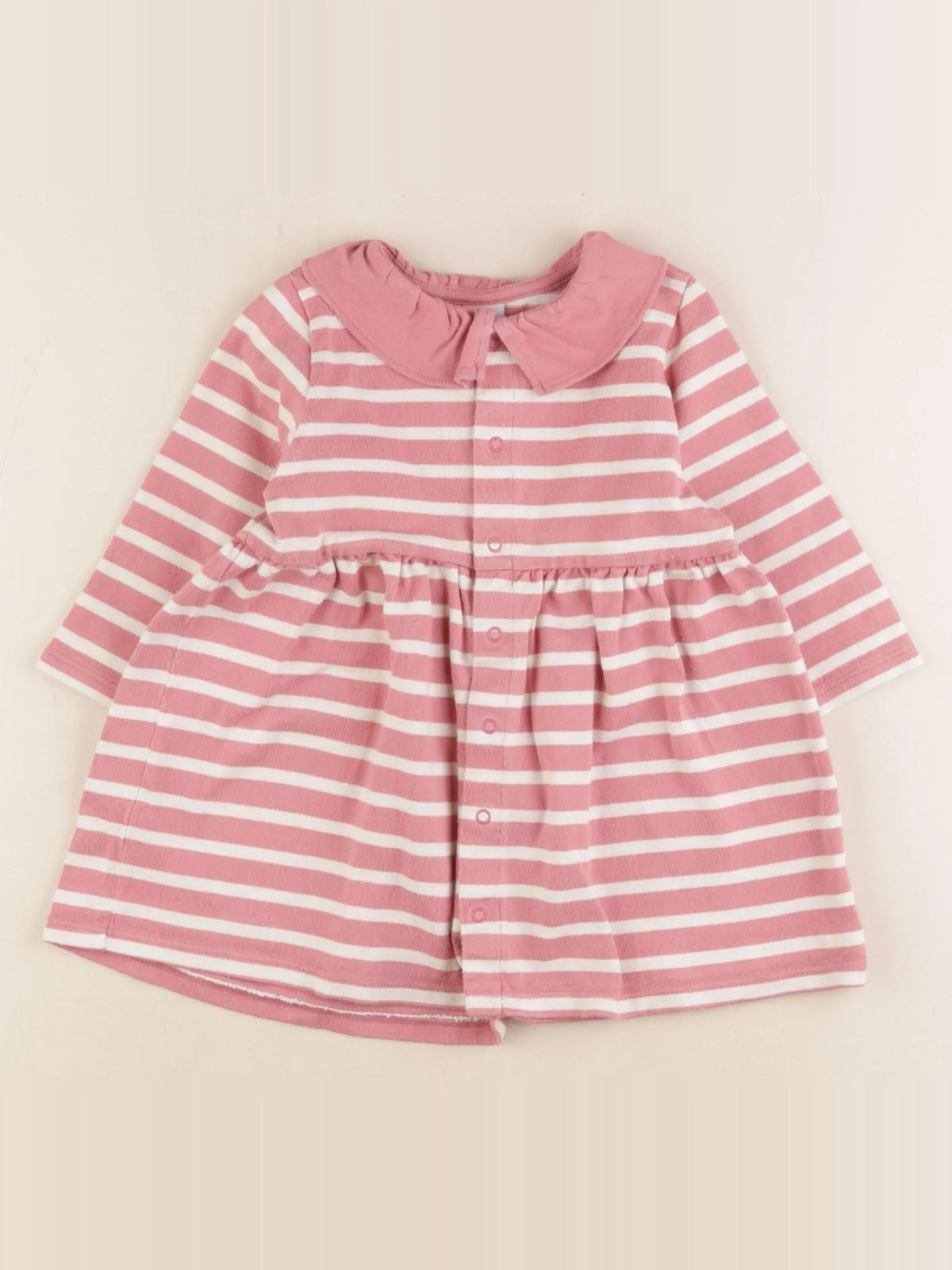 Petit Bateau - robe rose - 18 mois