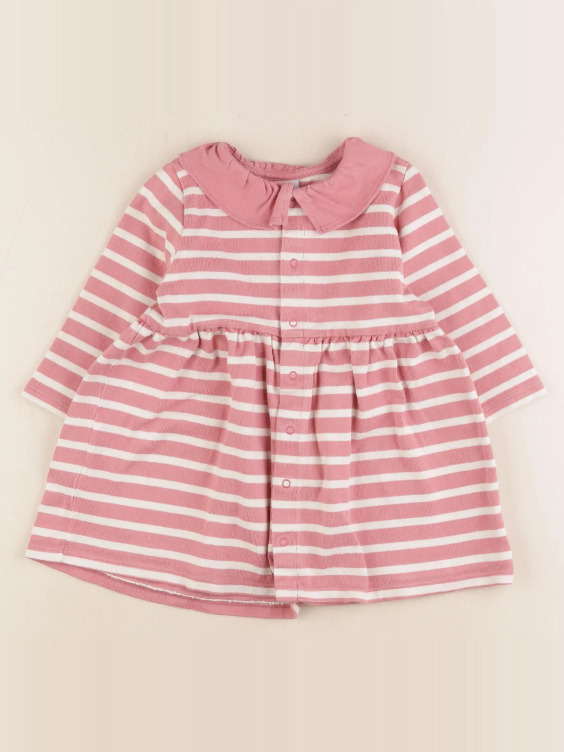 Petit Bateau - robe rose - 18 mois