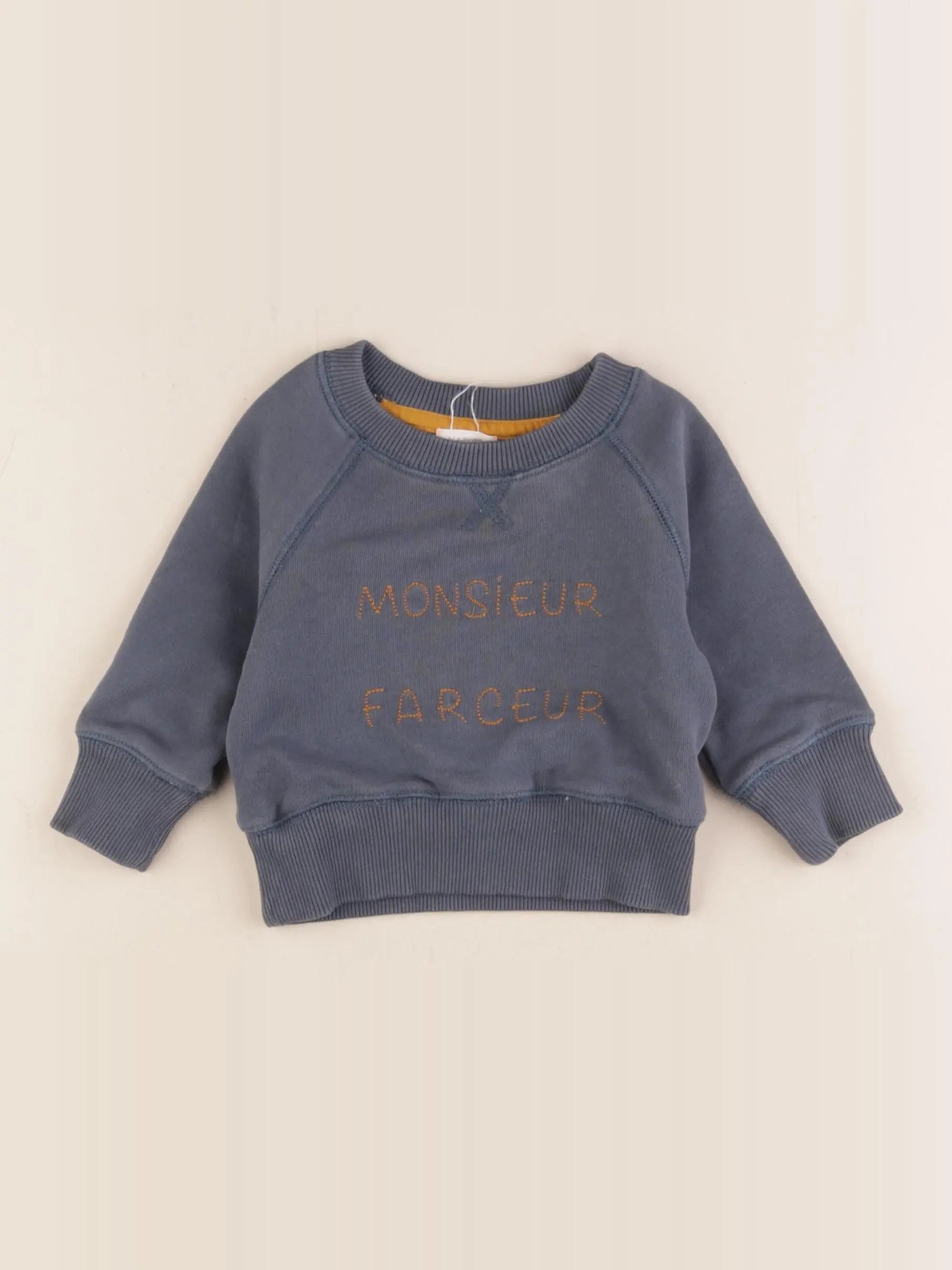 Marlot Paris - sweat gris - 6 mois