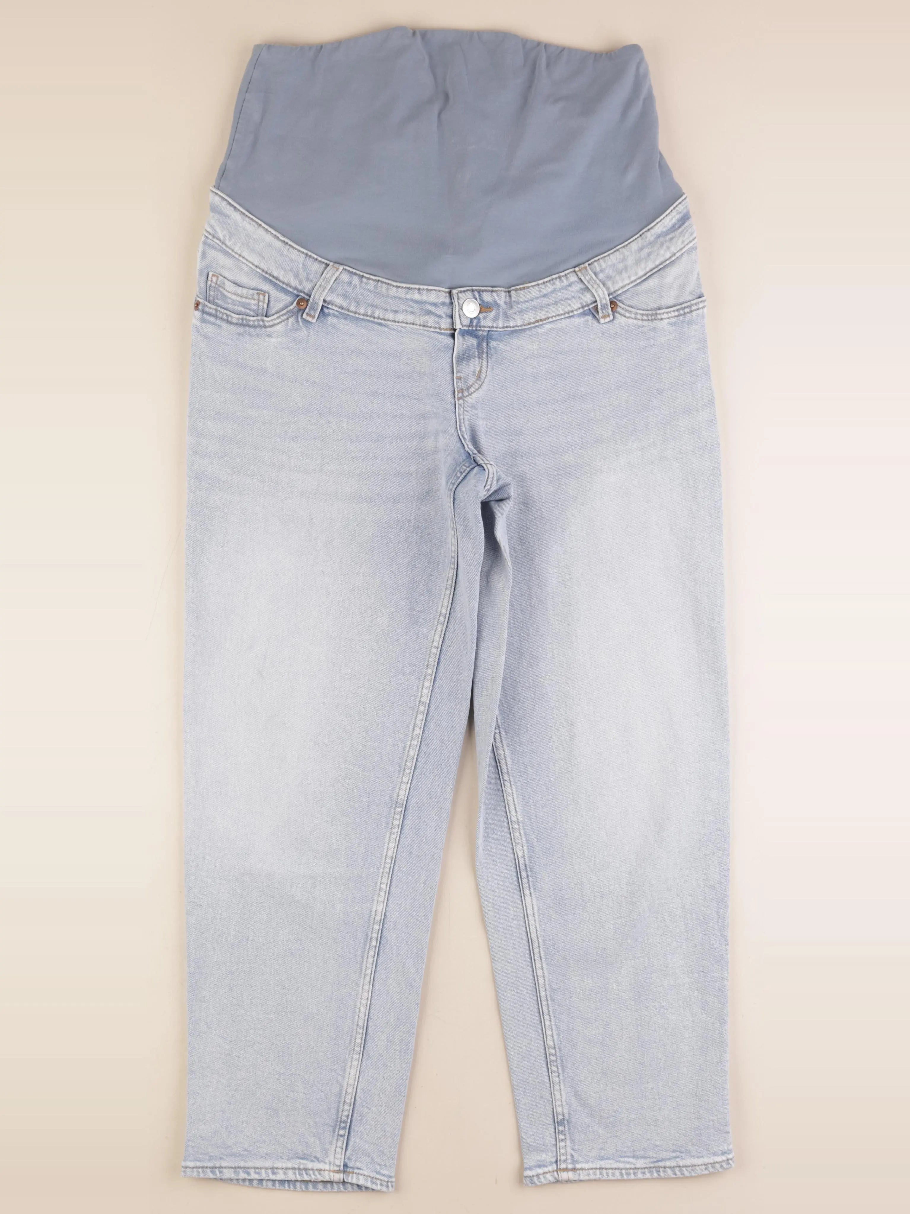 H&M - jean grossesse bleu - M