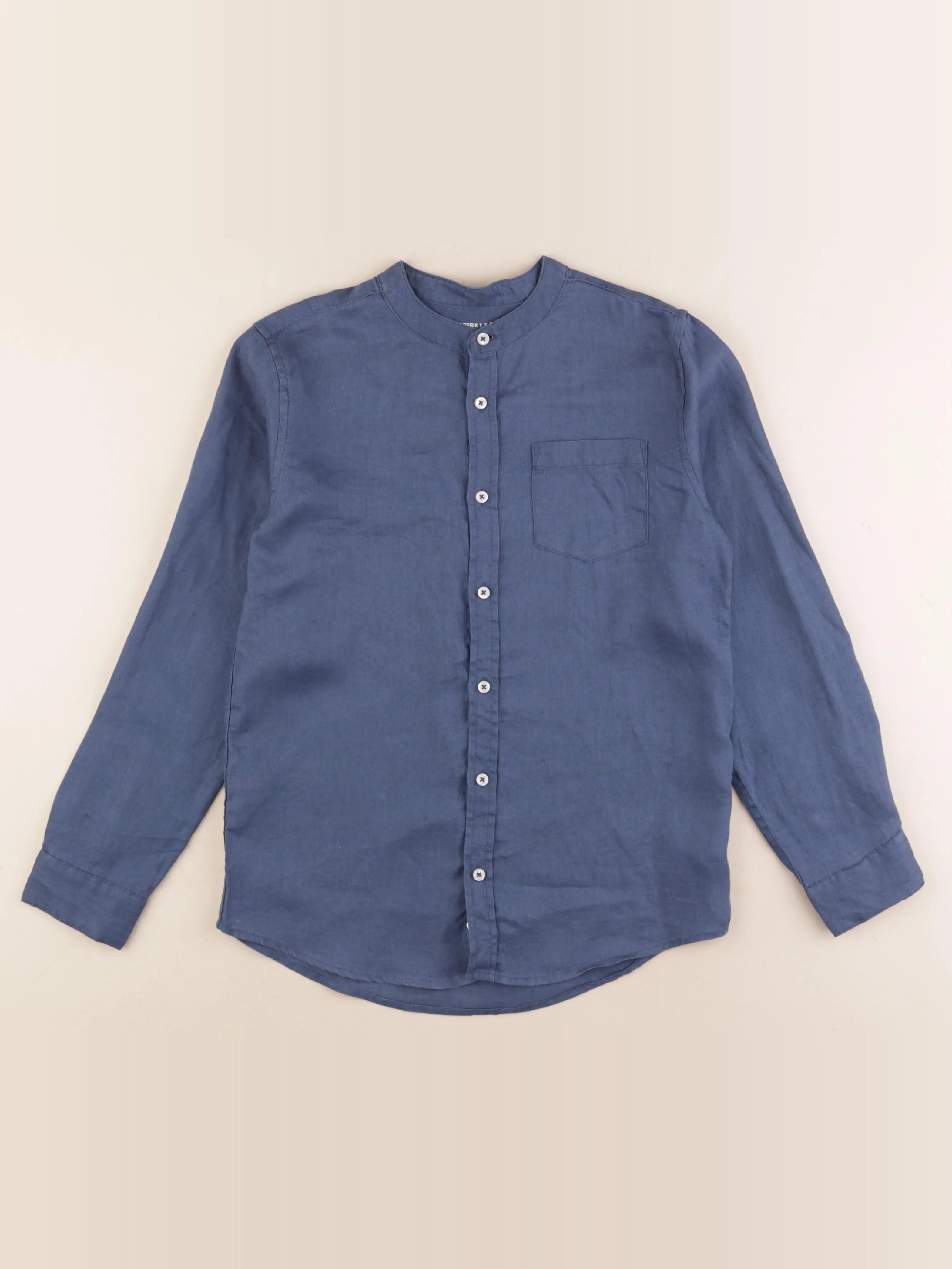 Monoprix - chemise bleu - 12 ans