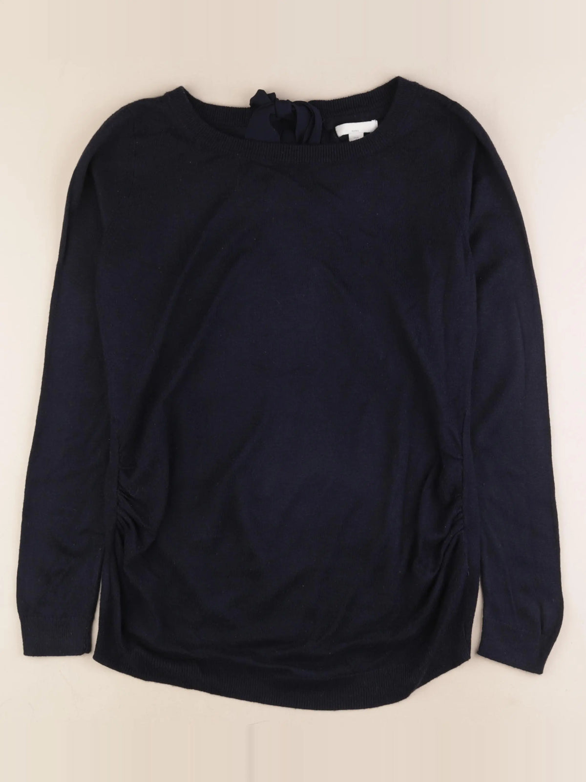 H&M - pull grossesse bleu - s
