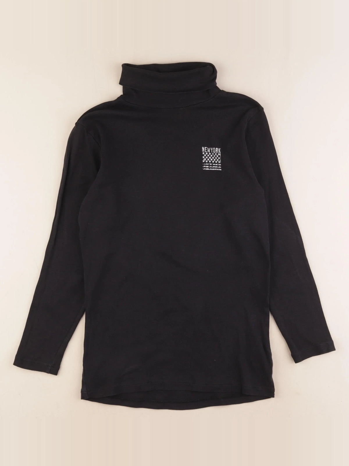 Vertbaudet - sous-pull noir - 12 ans
