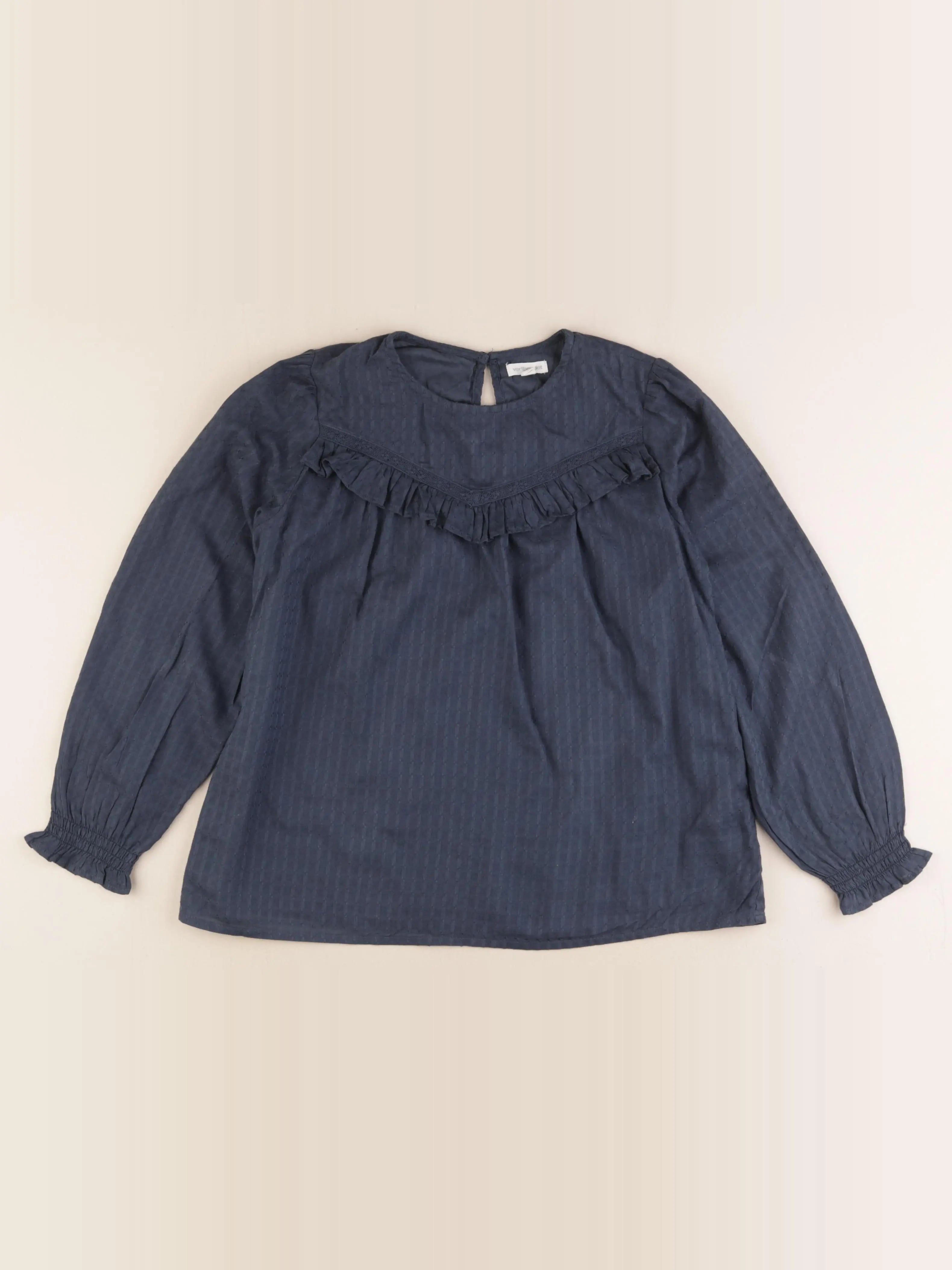Vertbaudet - blouse bleu - 10 ans