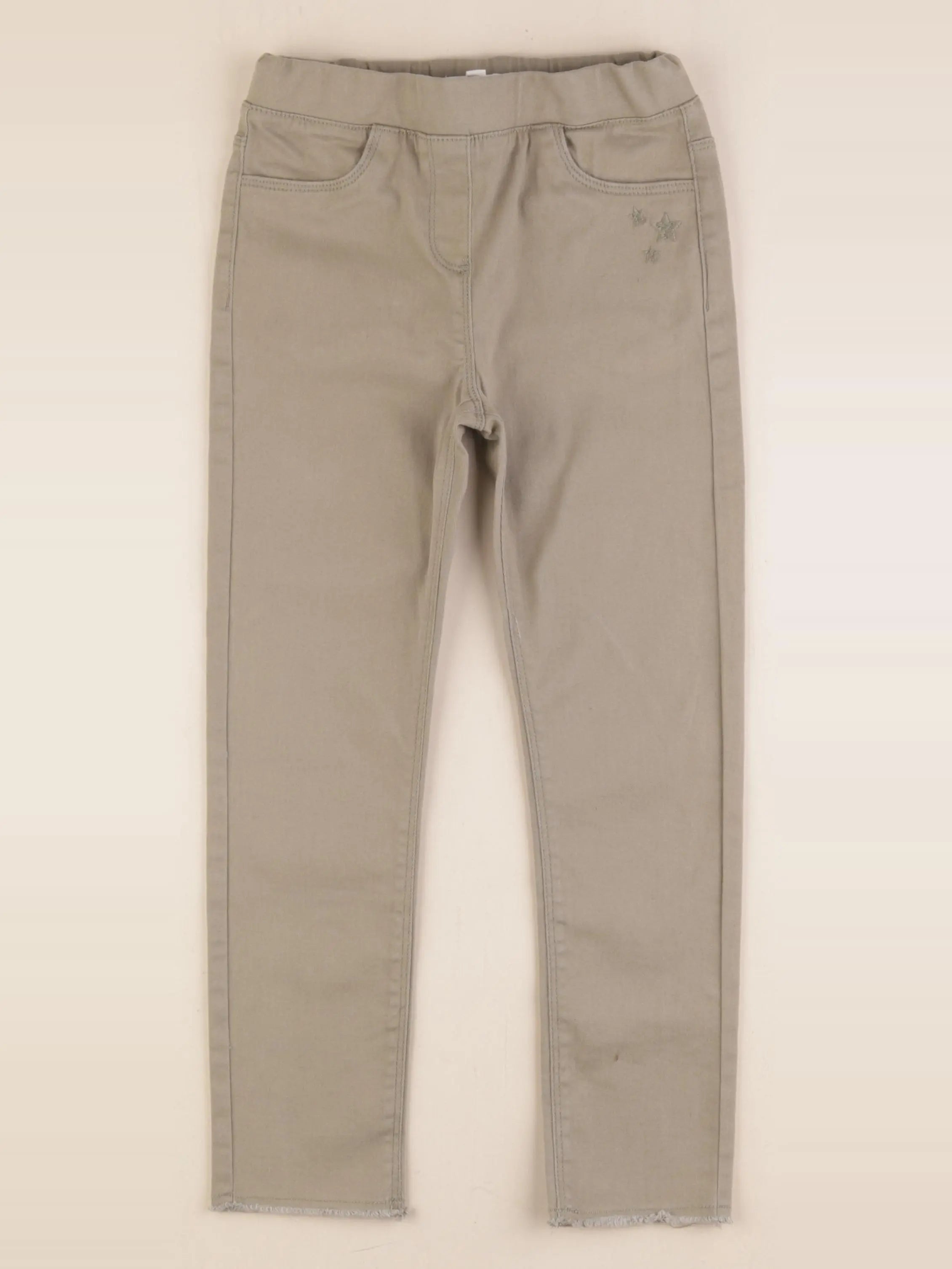 Vertbaudet - jegging vert - 8 ans