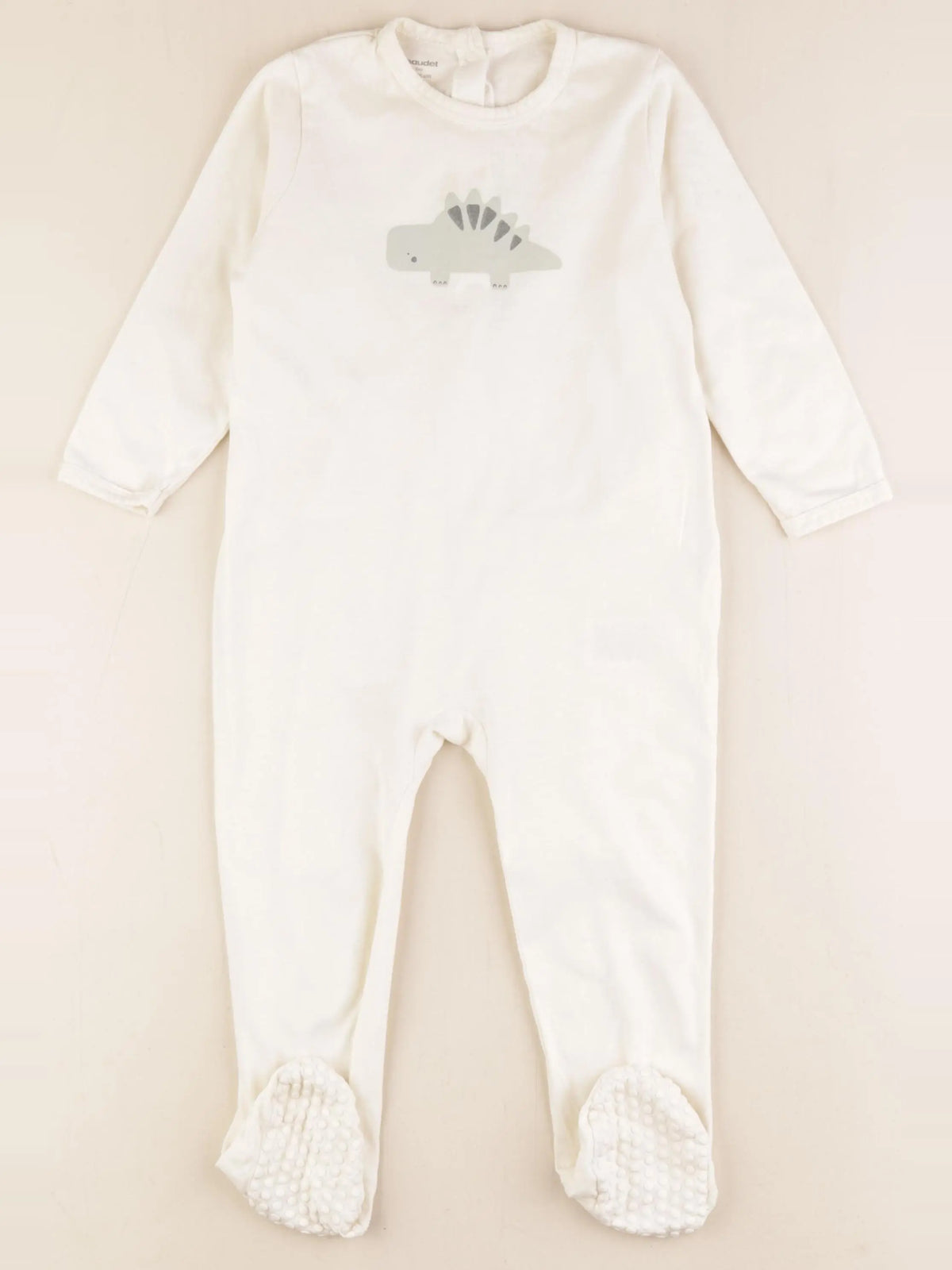 Vertbaudet - pyjama coton blanc - 24 mois