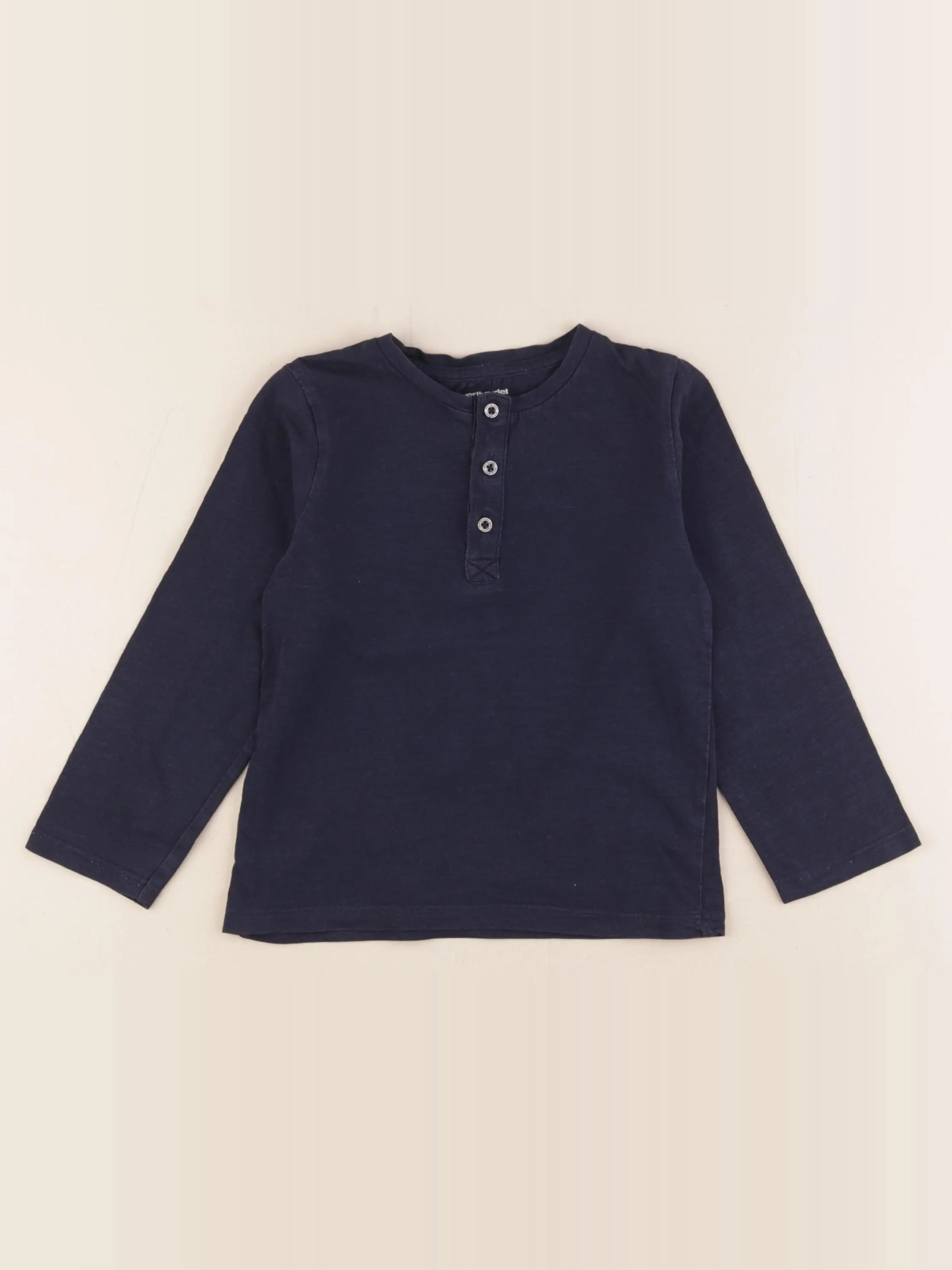 Vertbaudet - tee-shirt bleu - 36 mois
