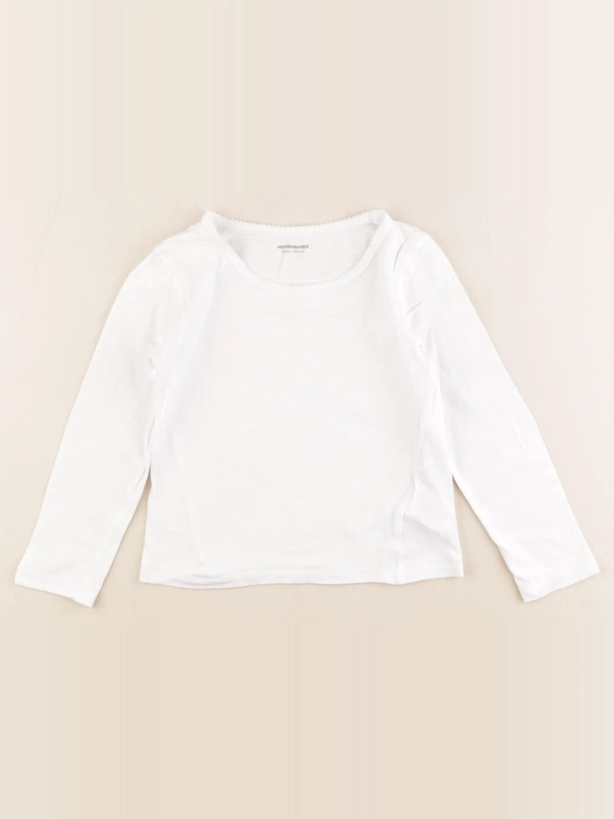 Vertbaudet - maillot de corps blanc - 4 ans