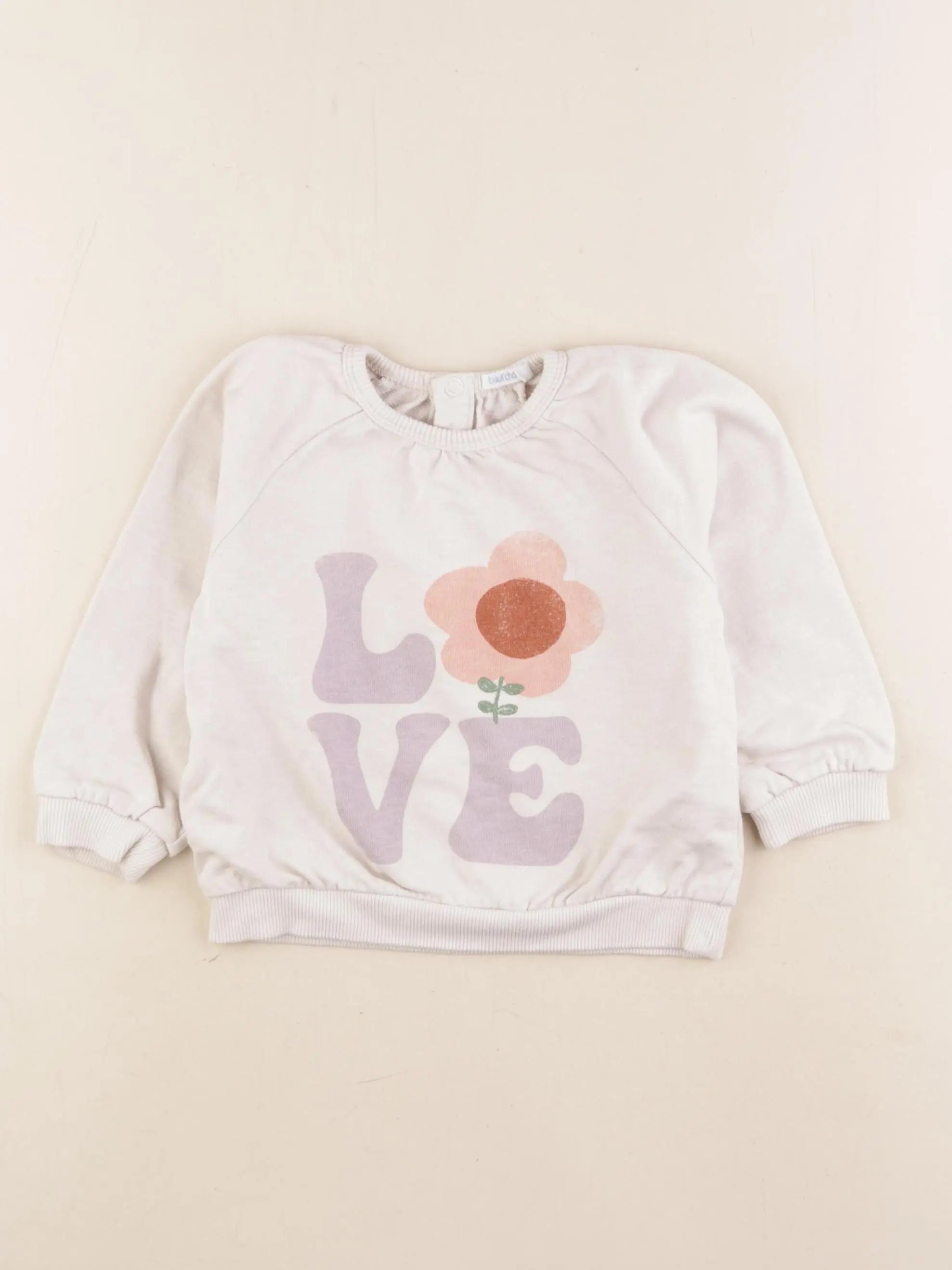 Boutchou - sweat beige - 24 mois