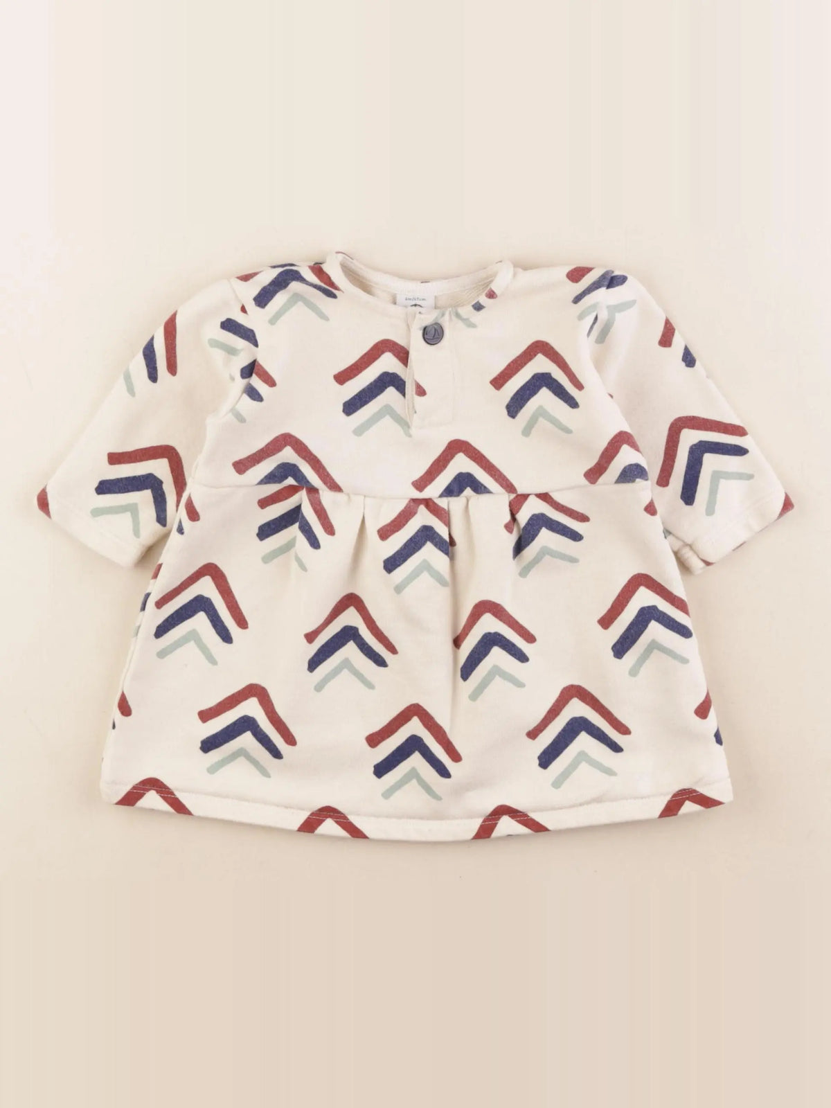 Petit Bateau - robe multicolore - 6 mois
