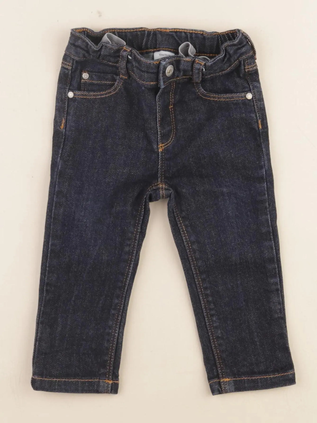 Petit Bateau - jean bleu - 12 mois