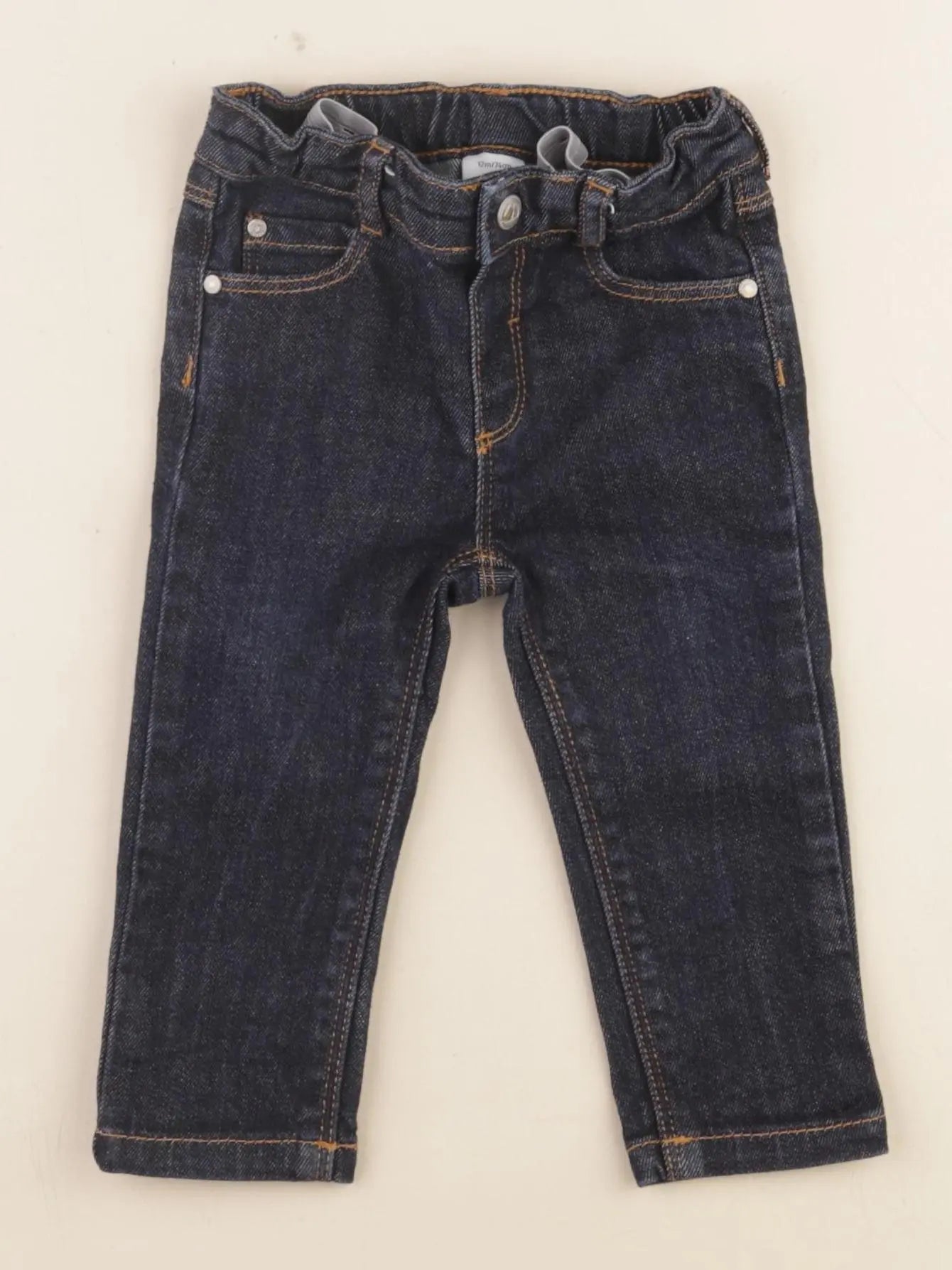 Petit Bateau - jean bleu - 12 mois