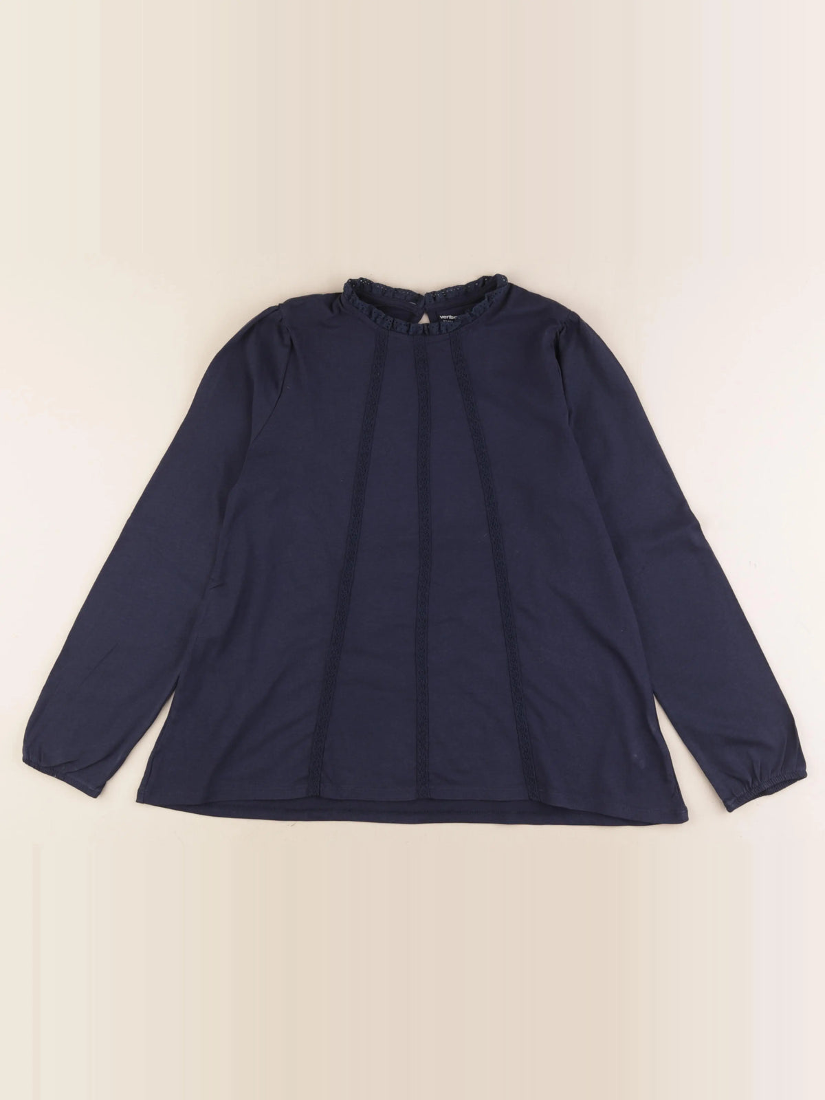 Vertbaudet - tee-shirt bleu - 12 ans
