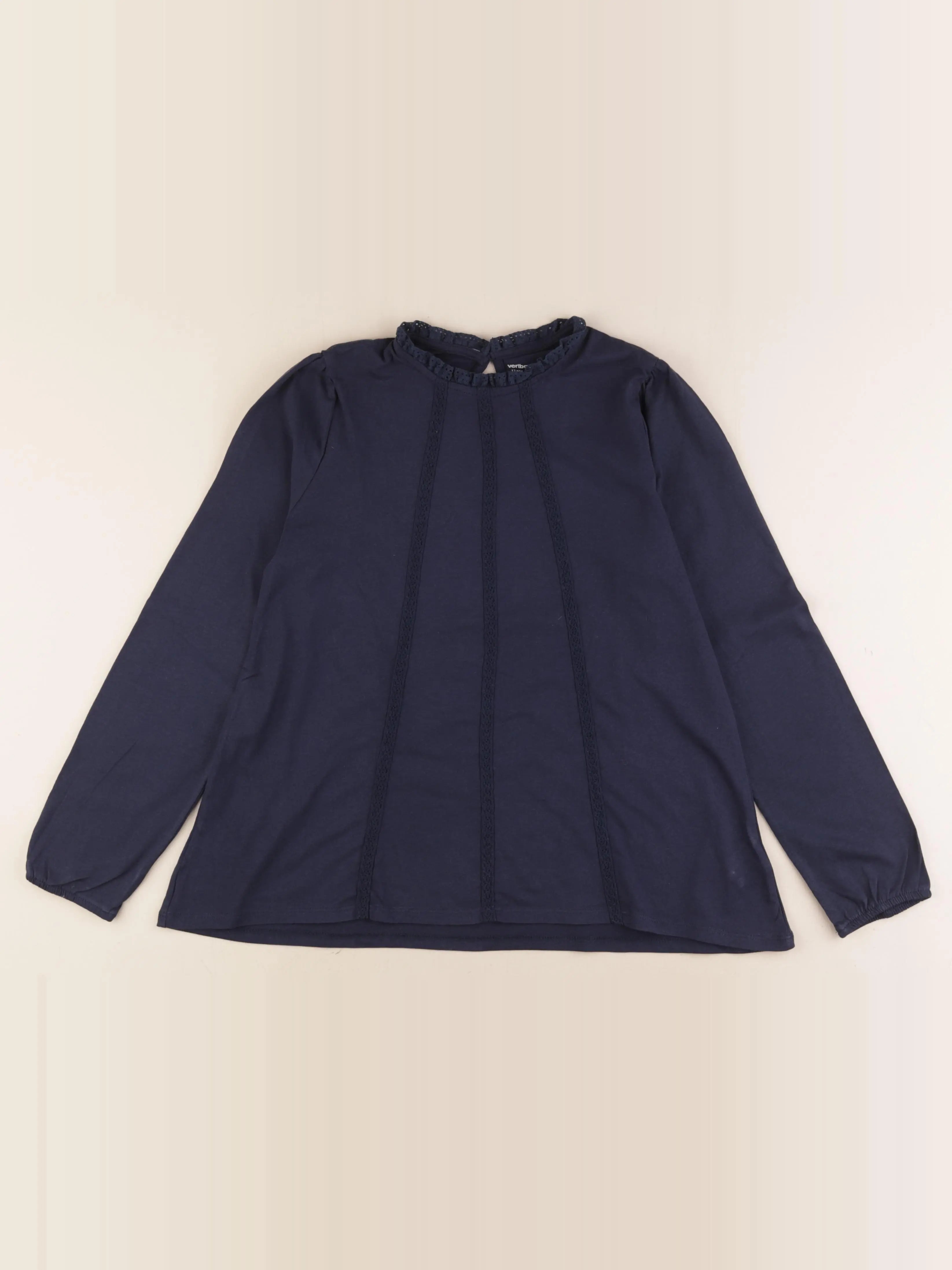 Vertbaudet - tee-shirt bleu - 12 ans