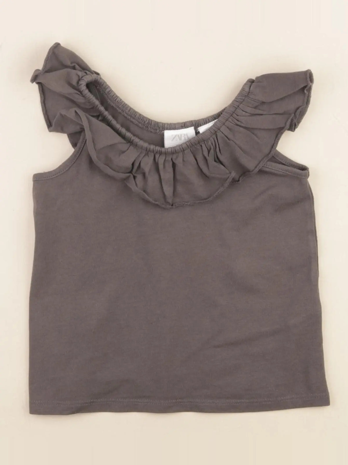 Zara - débardeur gris - 12/18 mois