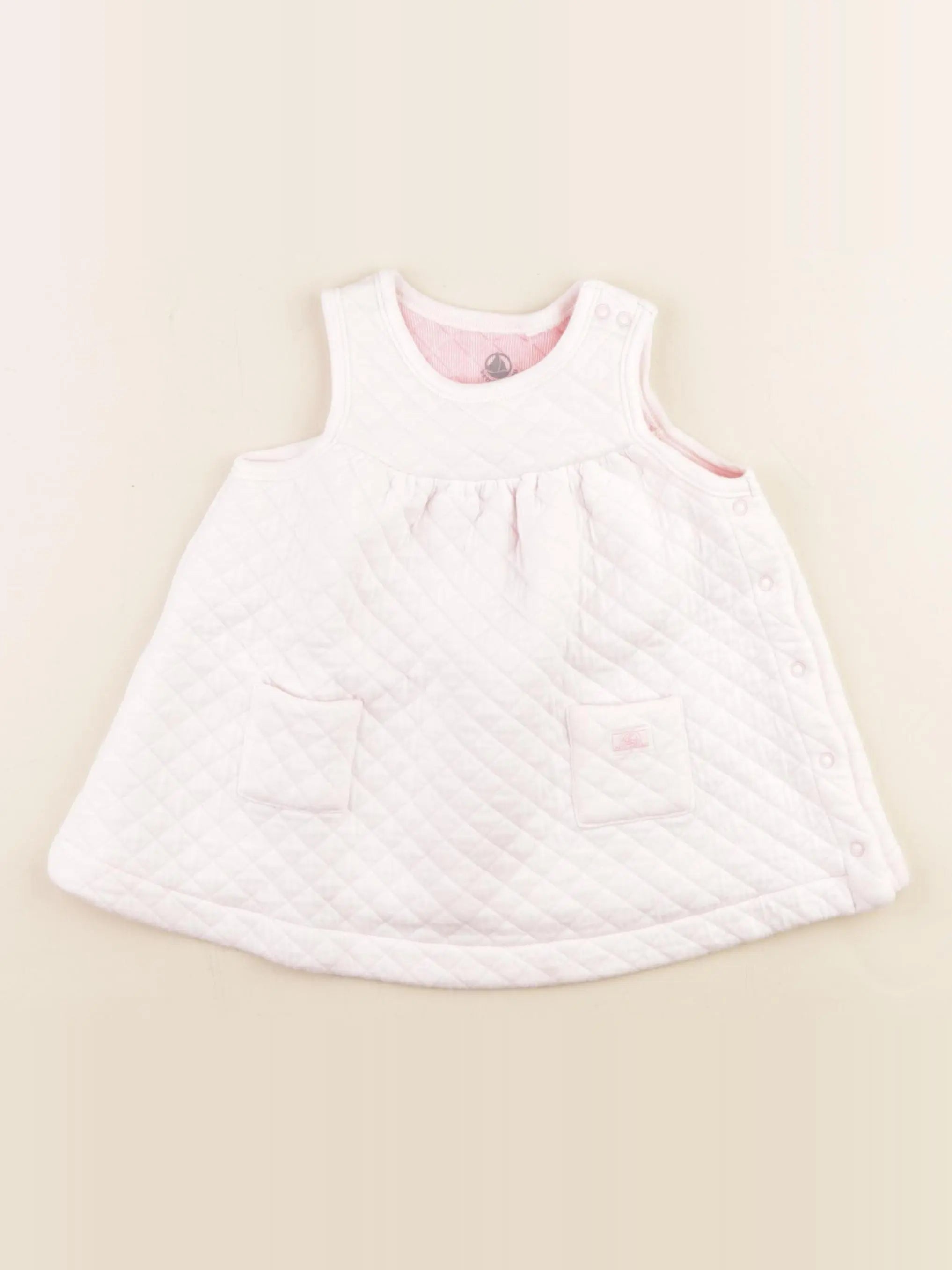 Petit Bateau - robe rose - 12 mois