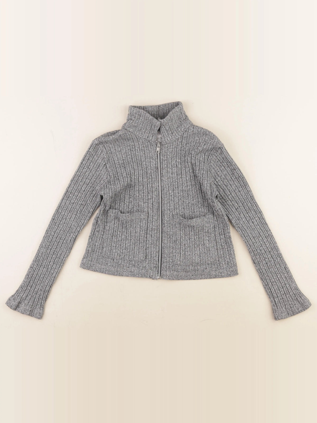 Zara - gilet gris - 9/10 ans