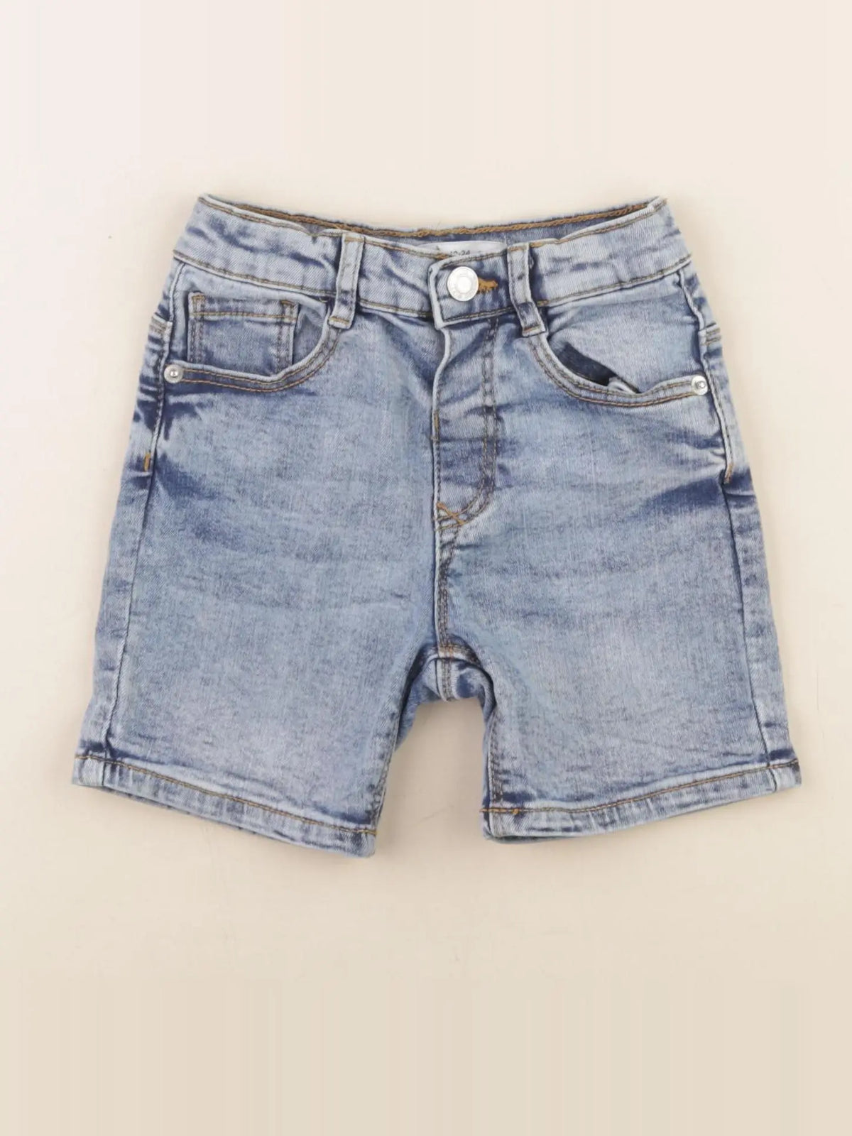 Zara - short bleu - 18/24 mois