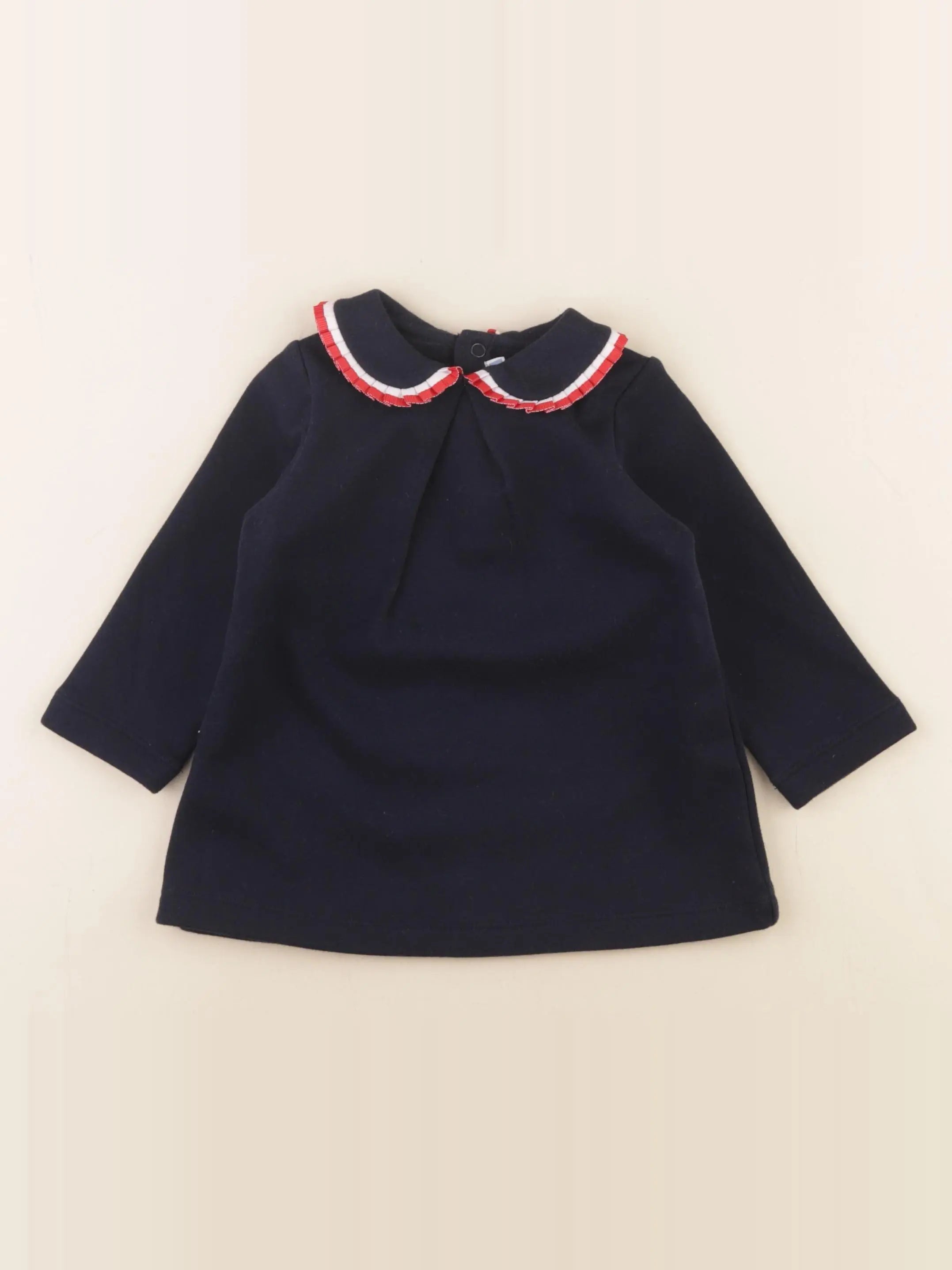 Jacadi - robe bleu - 12 mois