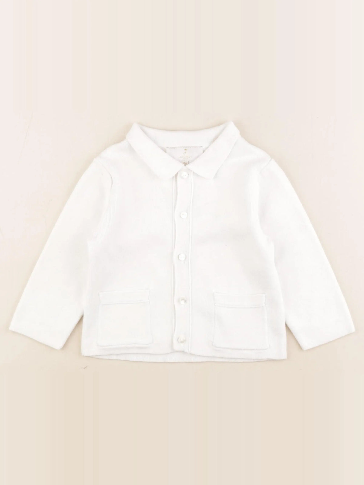 Jacadi - gilet blanc - 18 mois