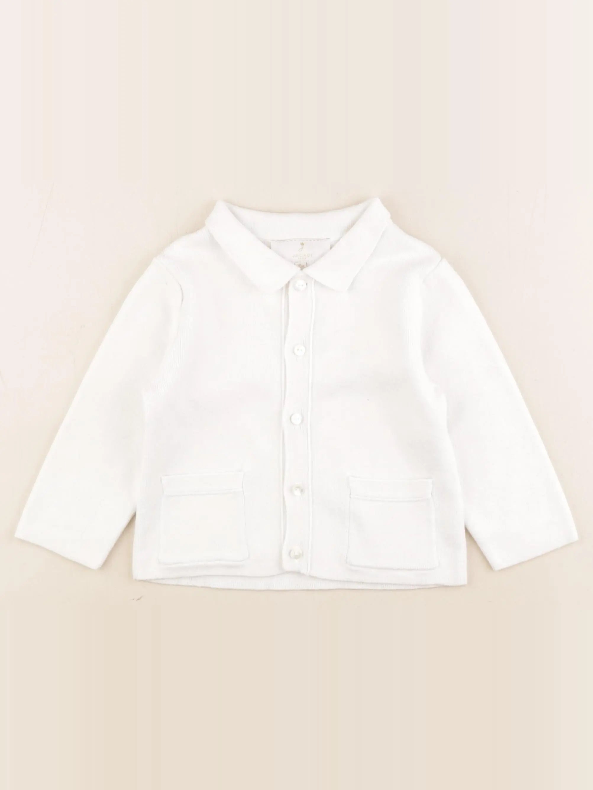 Jacadi - gilet blanc - 18 mois