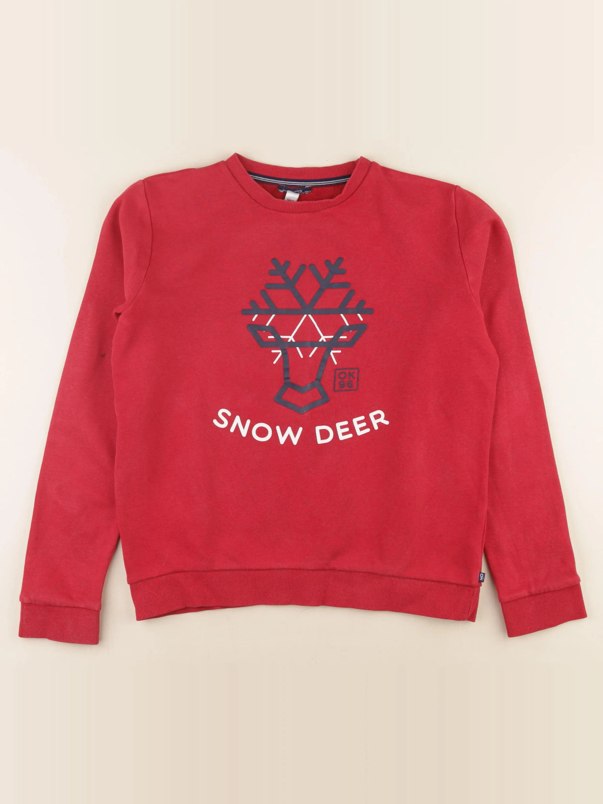 Okaidi - sweat rouge - 14 ans