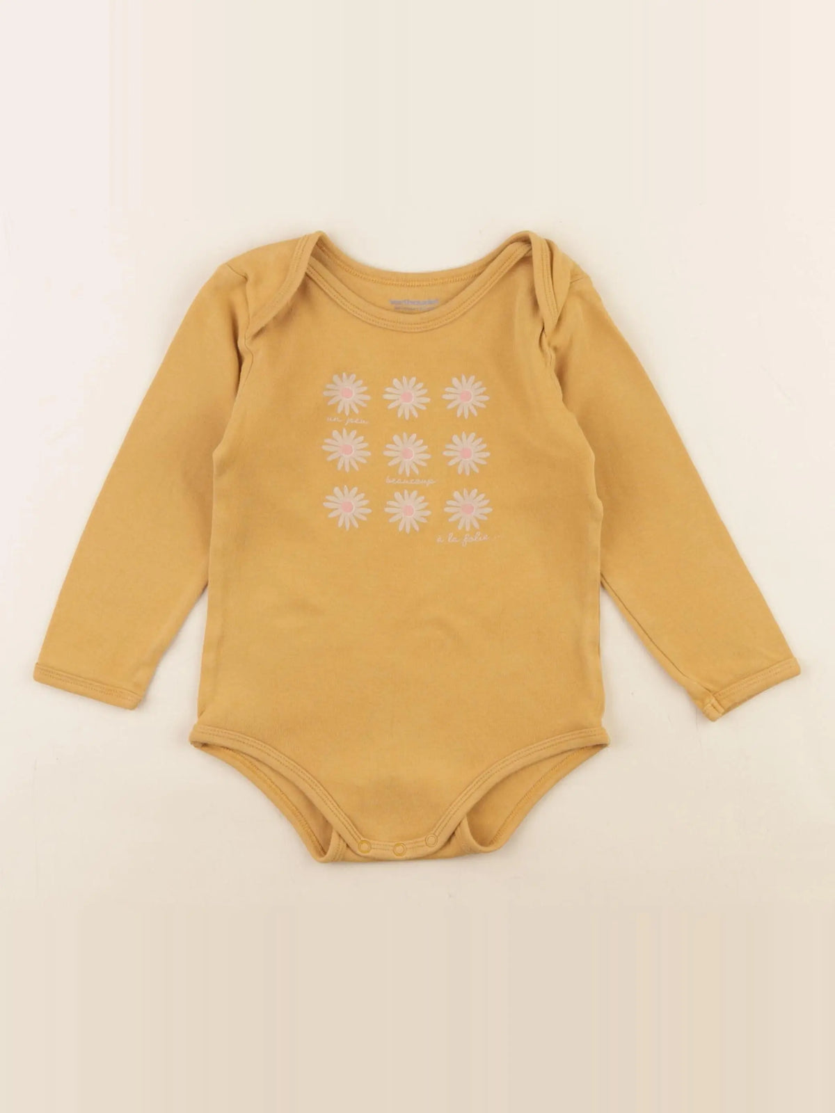 Vertbaudet - body jaune - 36 mois