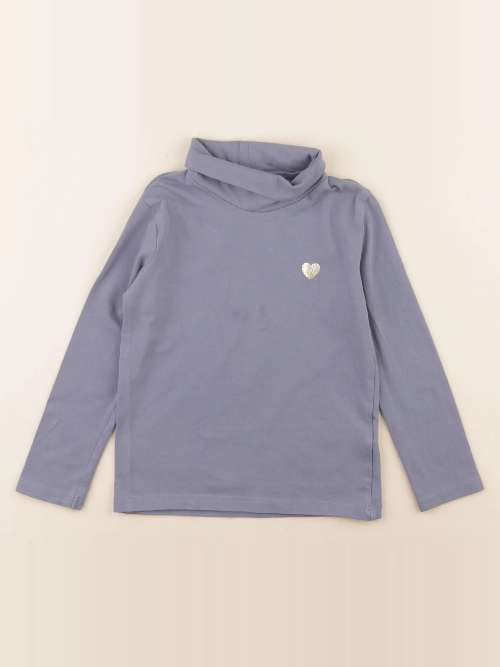 Vertbaudet - sous-pull bleu - 4 ans