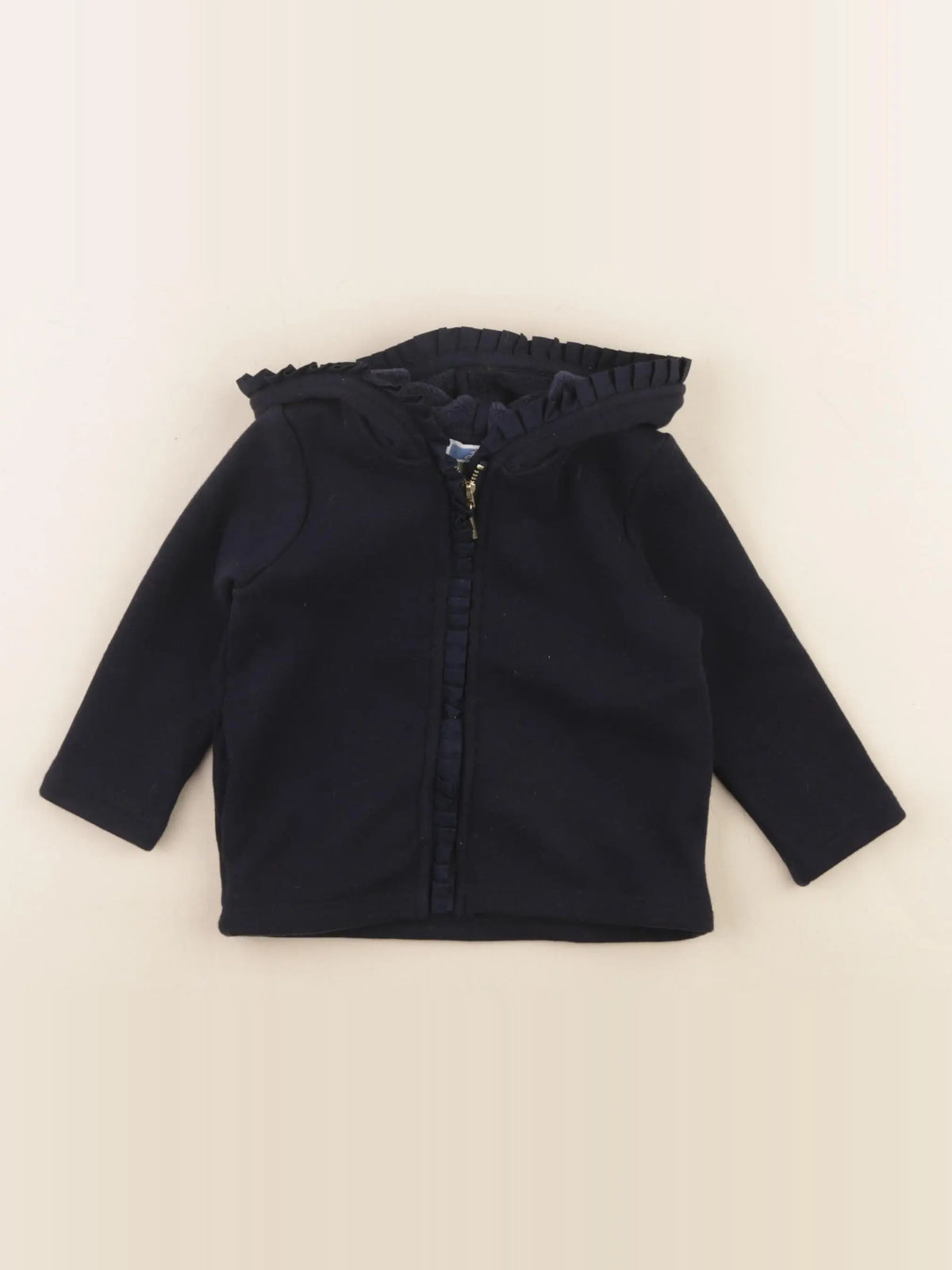 Jacadi - sweat bleu - 12 mois