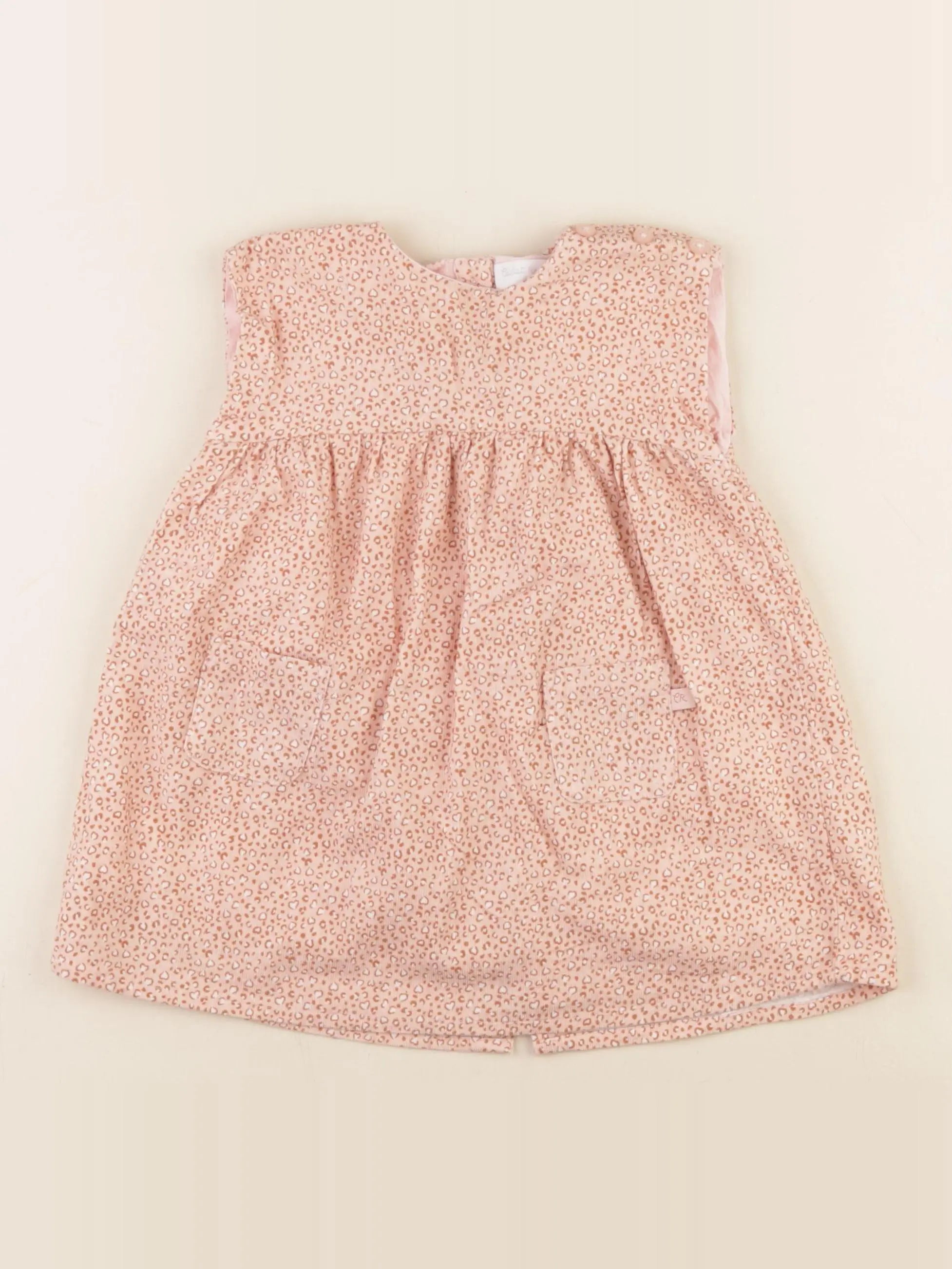 Cadet Rousselle - robe rose - 12 mois