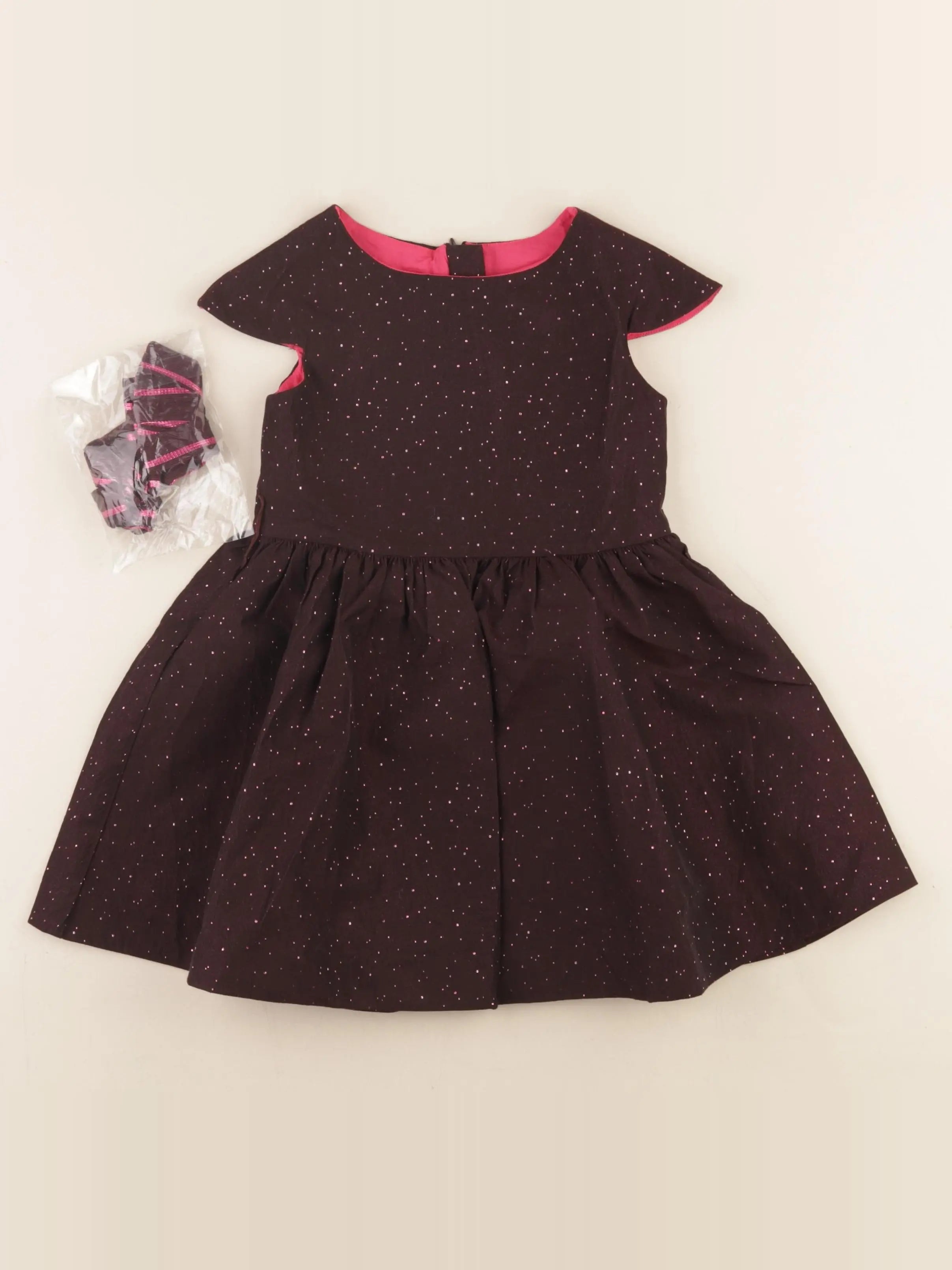 Jacadi - robe rouge, rose - 3 ans