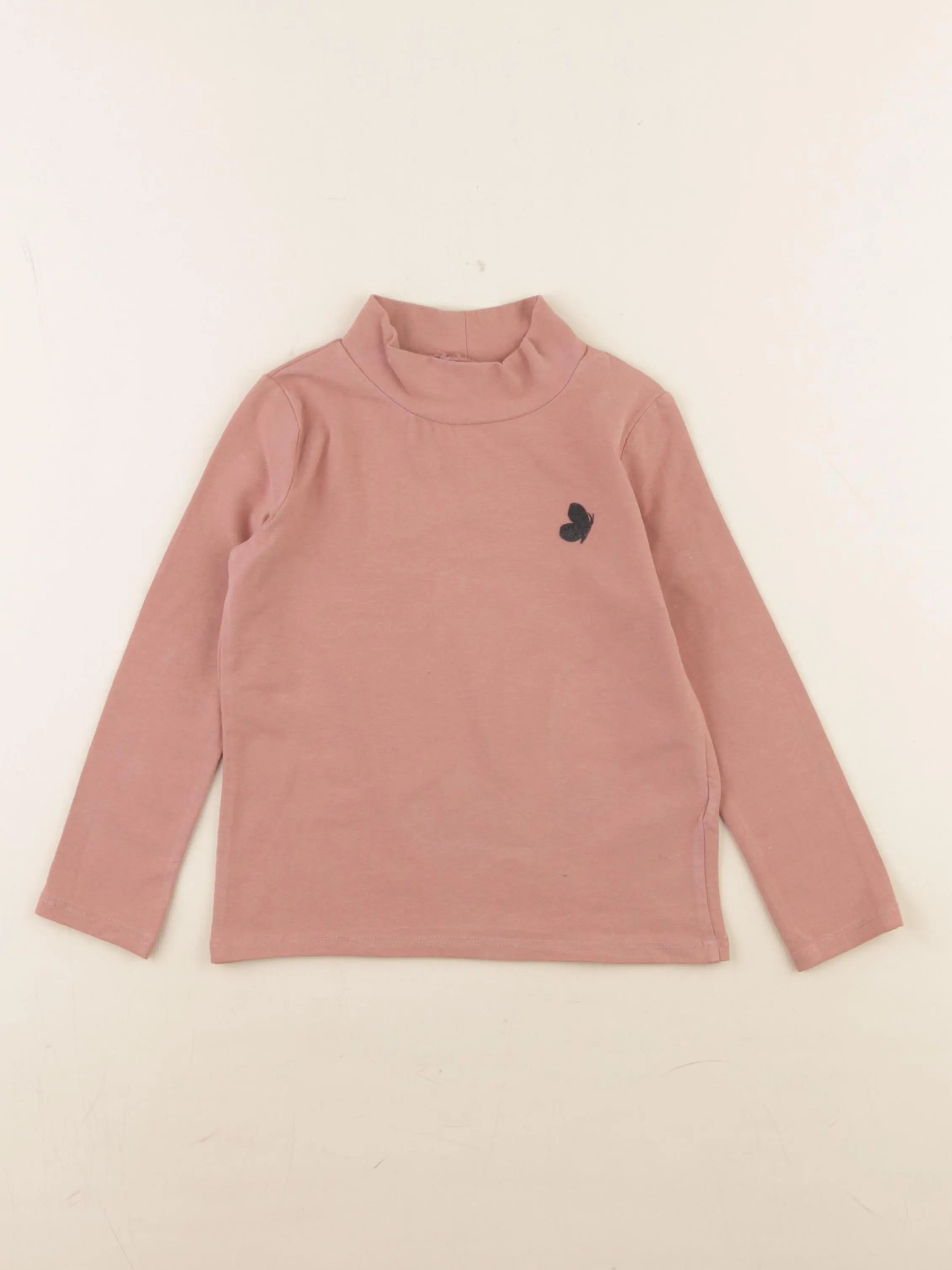Vertbaudet - sous-pull rose - 4 ans