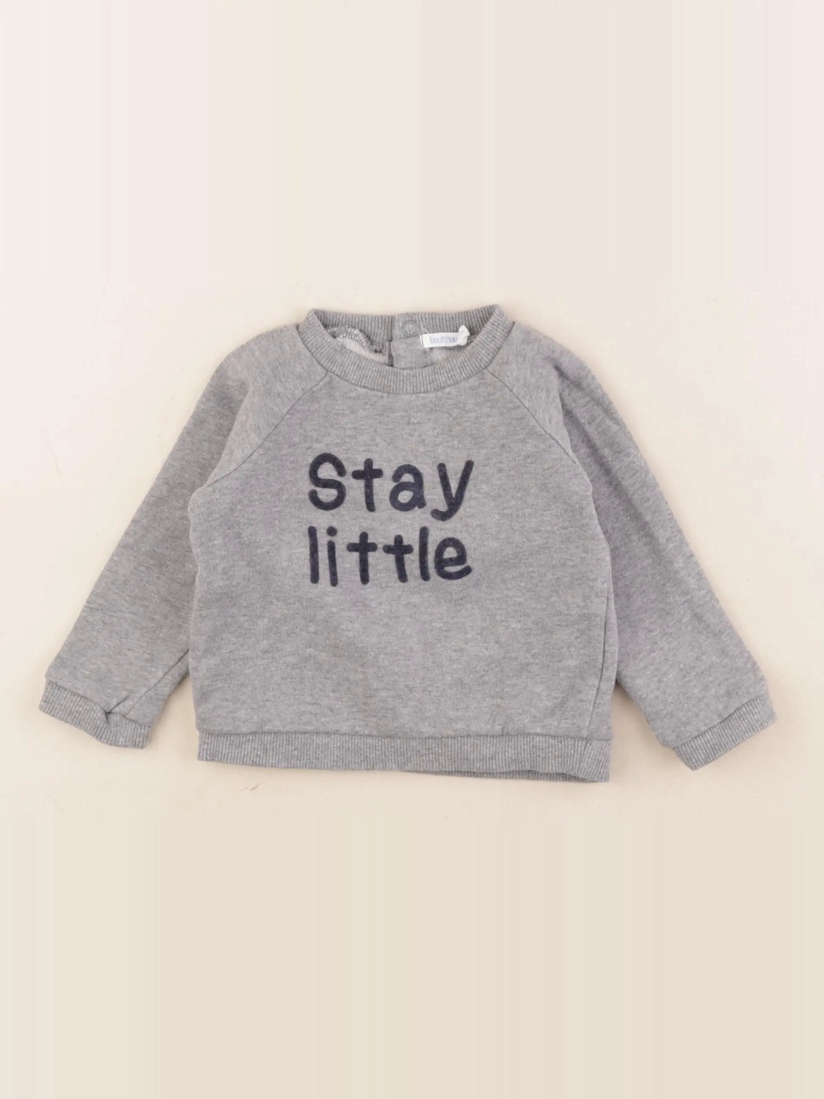 Boutchou - sweat gris - 12 mois