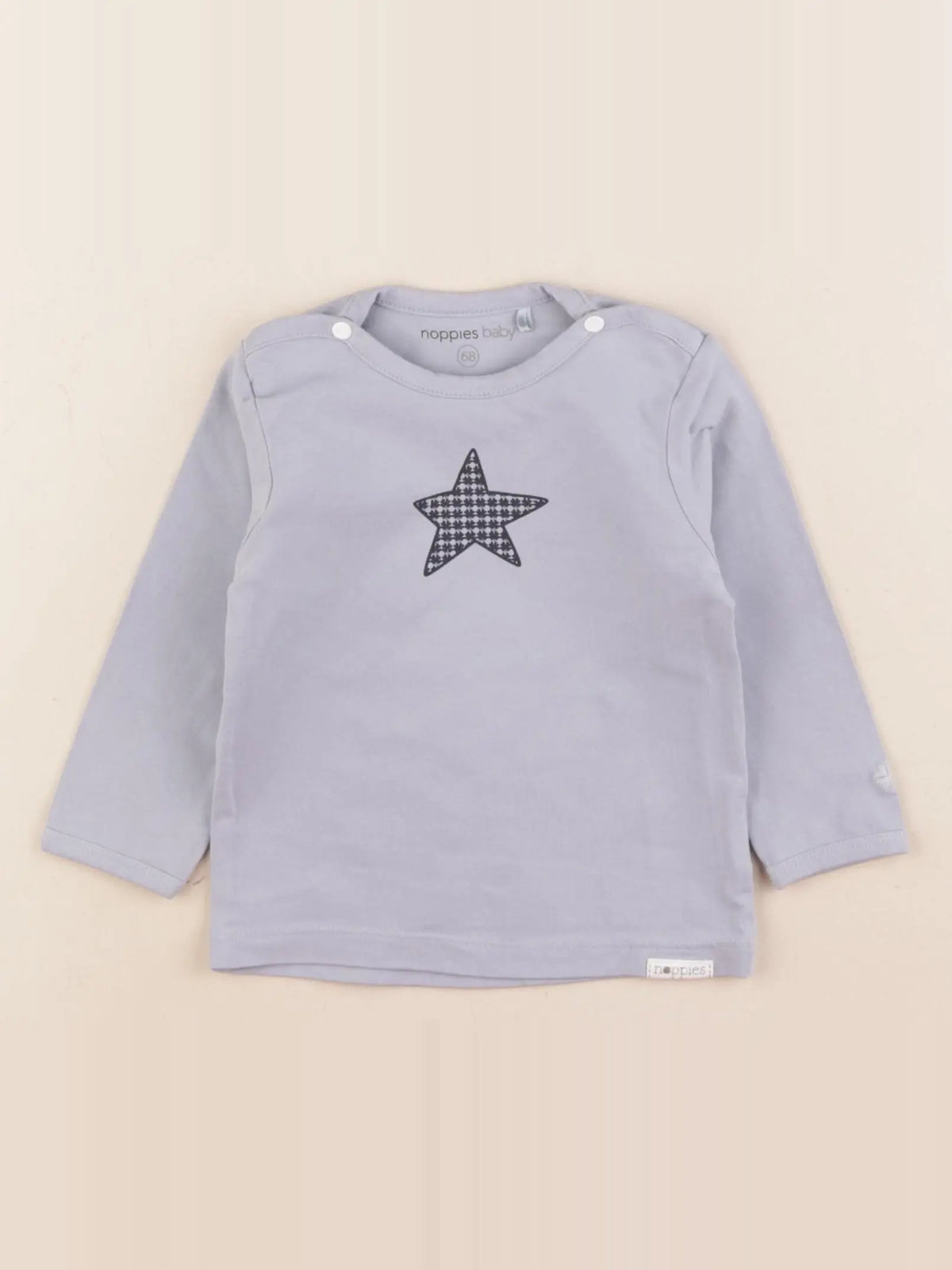 Noppies - tee-shirt bleu - 6 mois