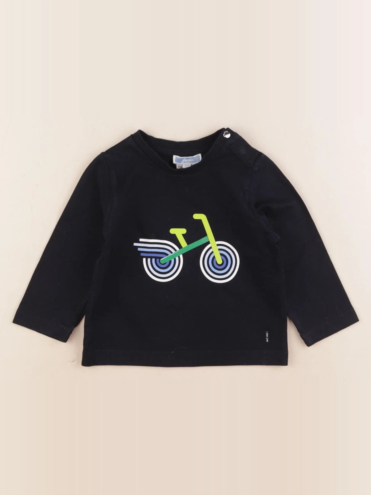 Jacadi - tee-shirt bleu - 12 mois