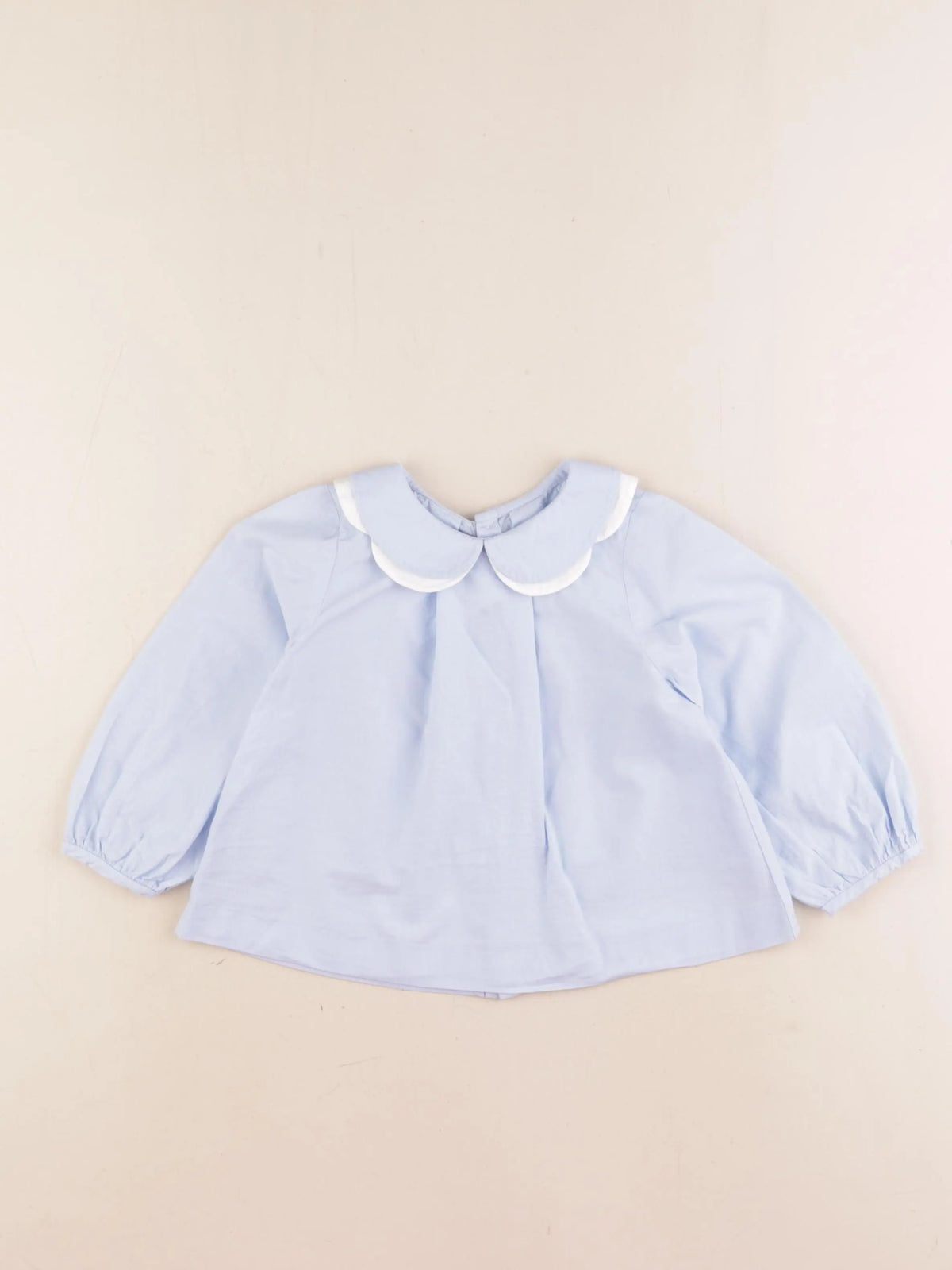 Jacadi - blouse bleu - 24 mois