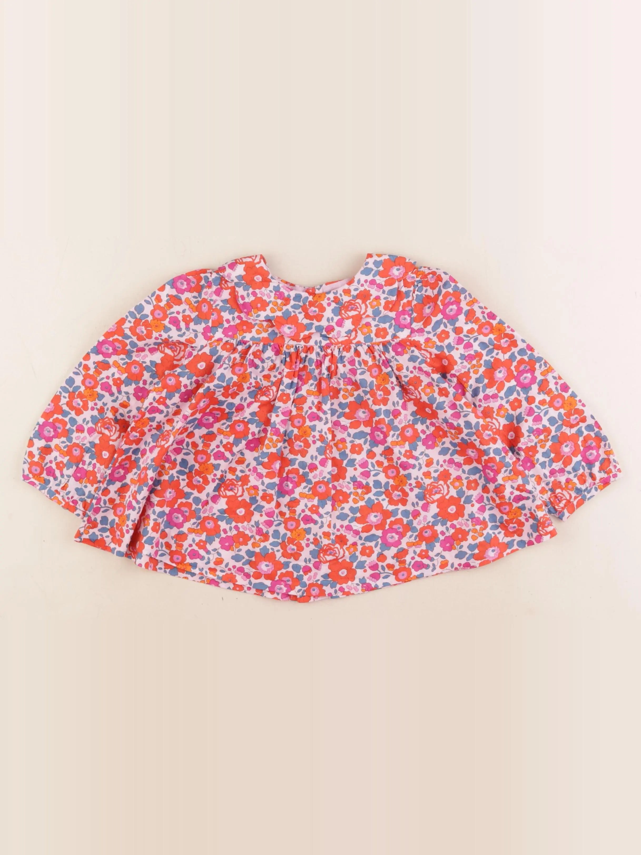 Jacadi - blouse liberty multicolore - 24 mois