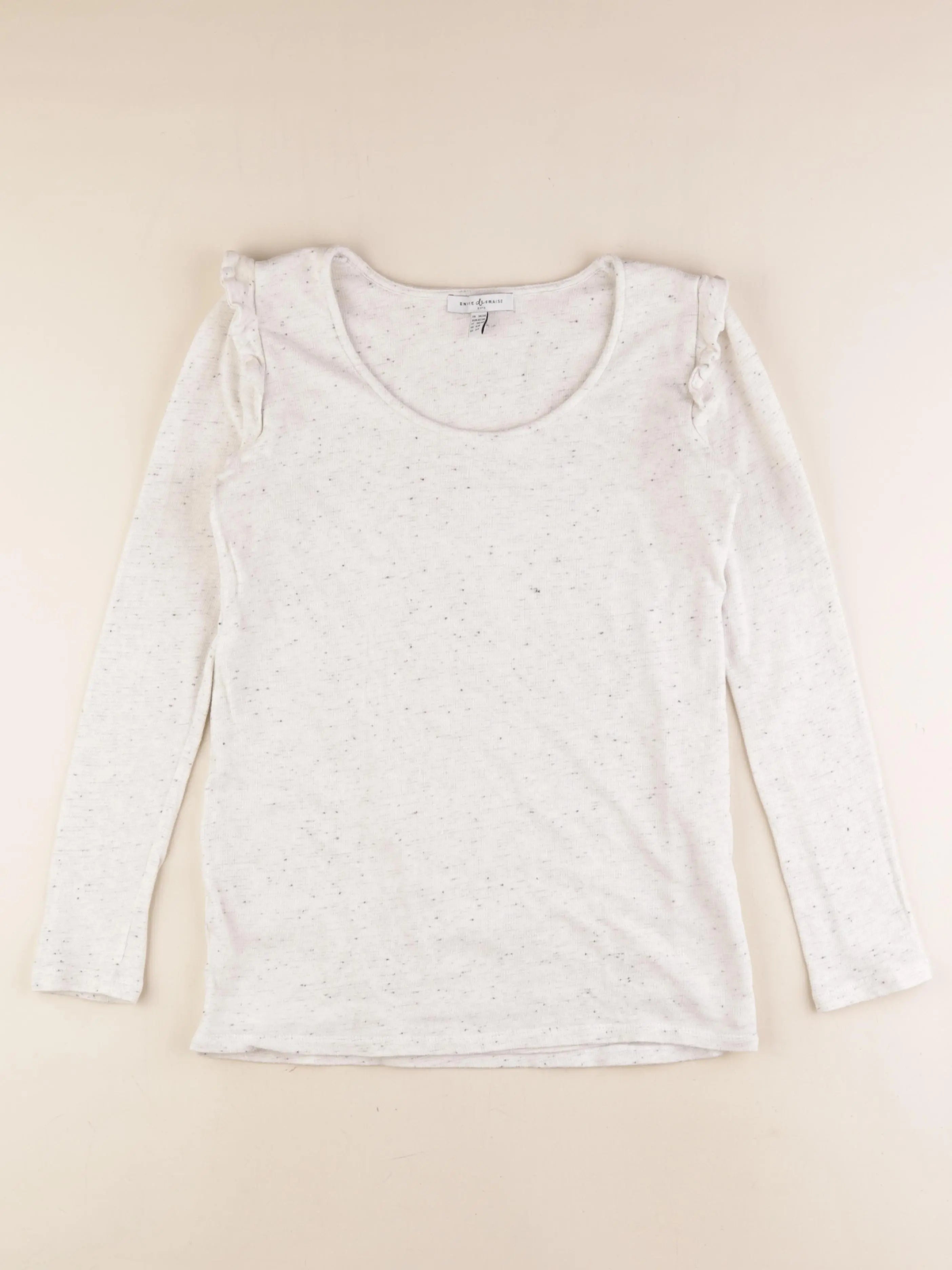 Envie de fraise - tee-shirt grossesse blanc, gris - 34 à 36