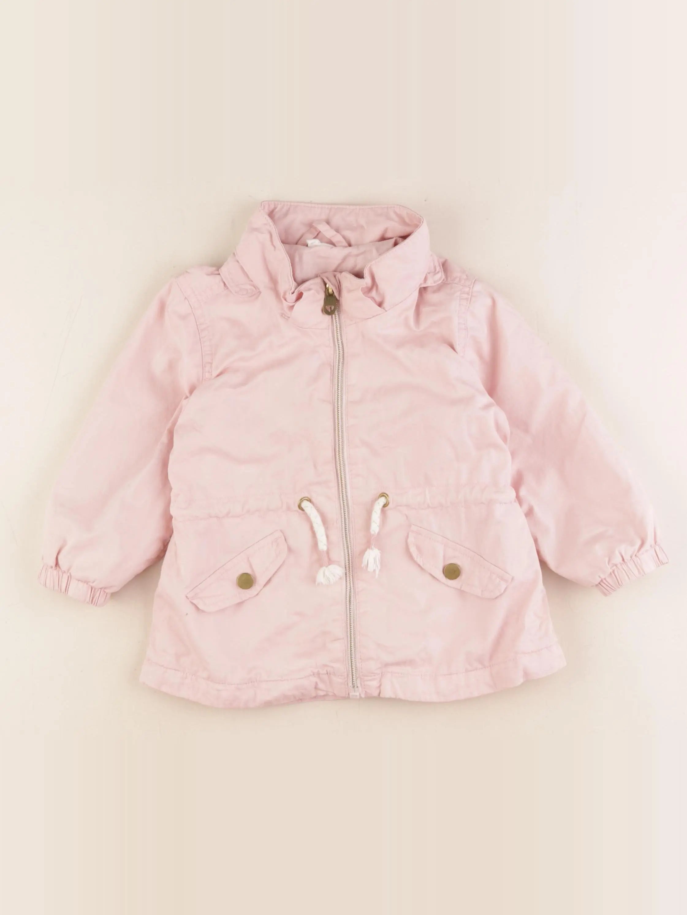 H&M - veste rose - 12/18 mois