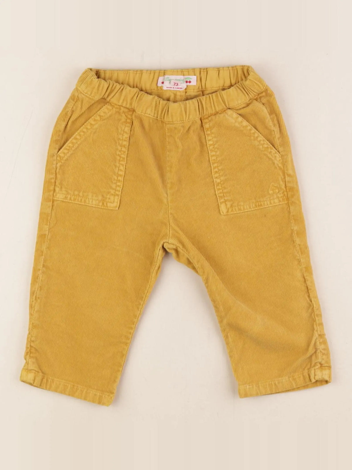 Bonpoint - pantalon jaune - 12 mois