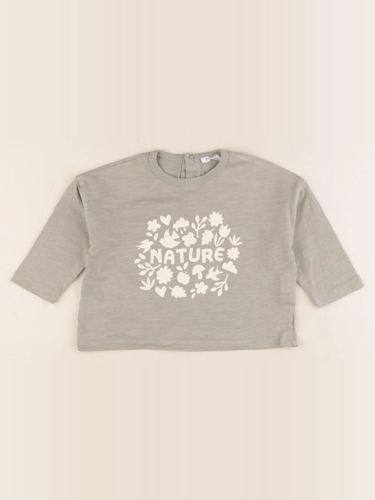 Boutchou - tee-shirt vert - 12 mois