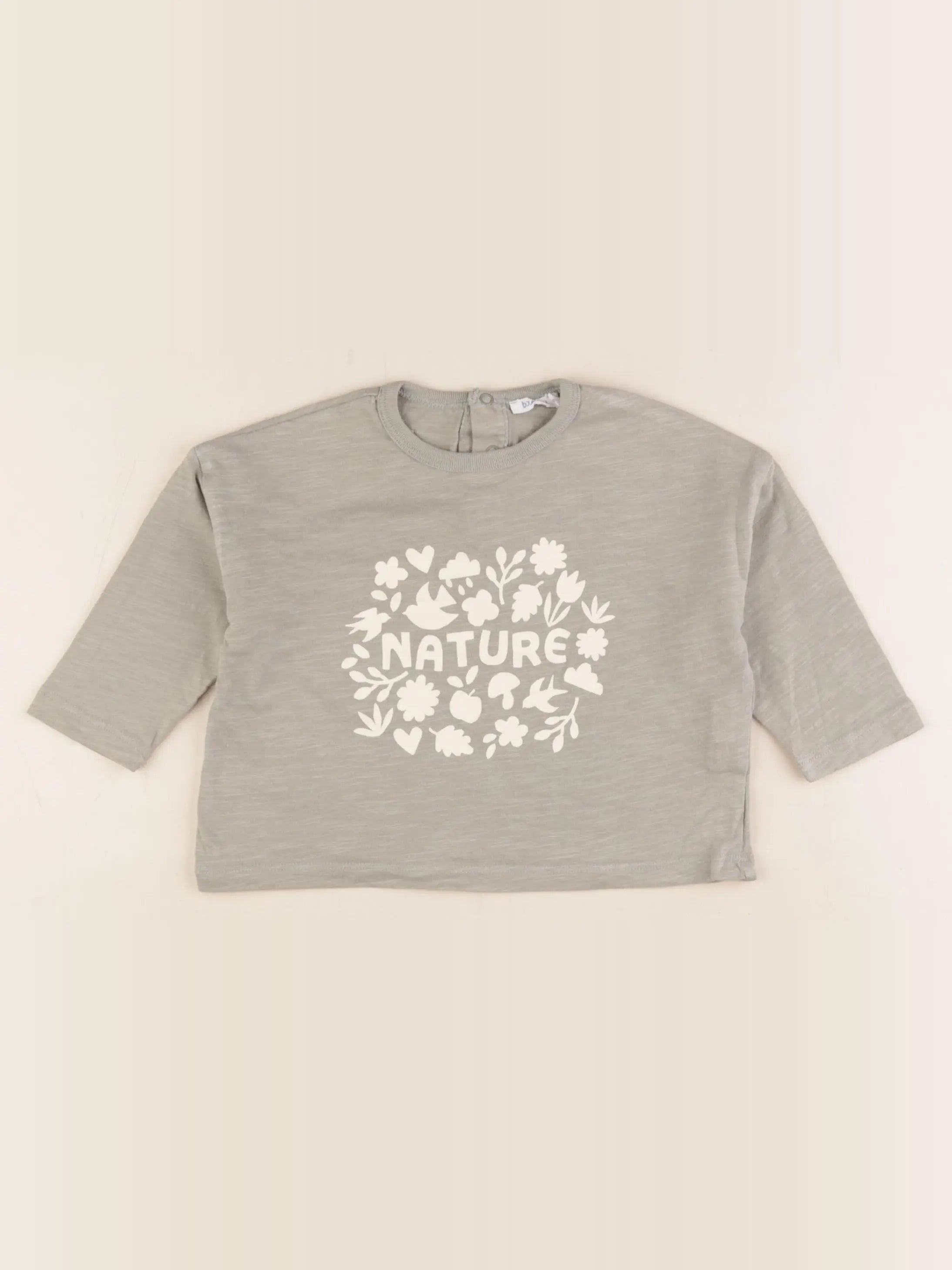 Boutchou - tee-shirt vert - 12 mois