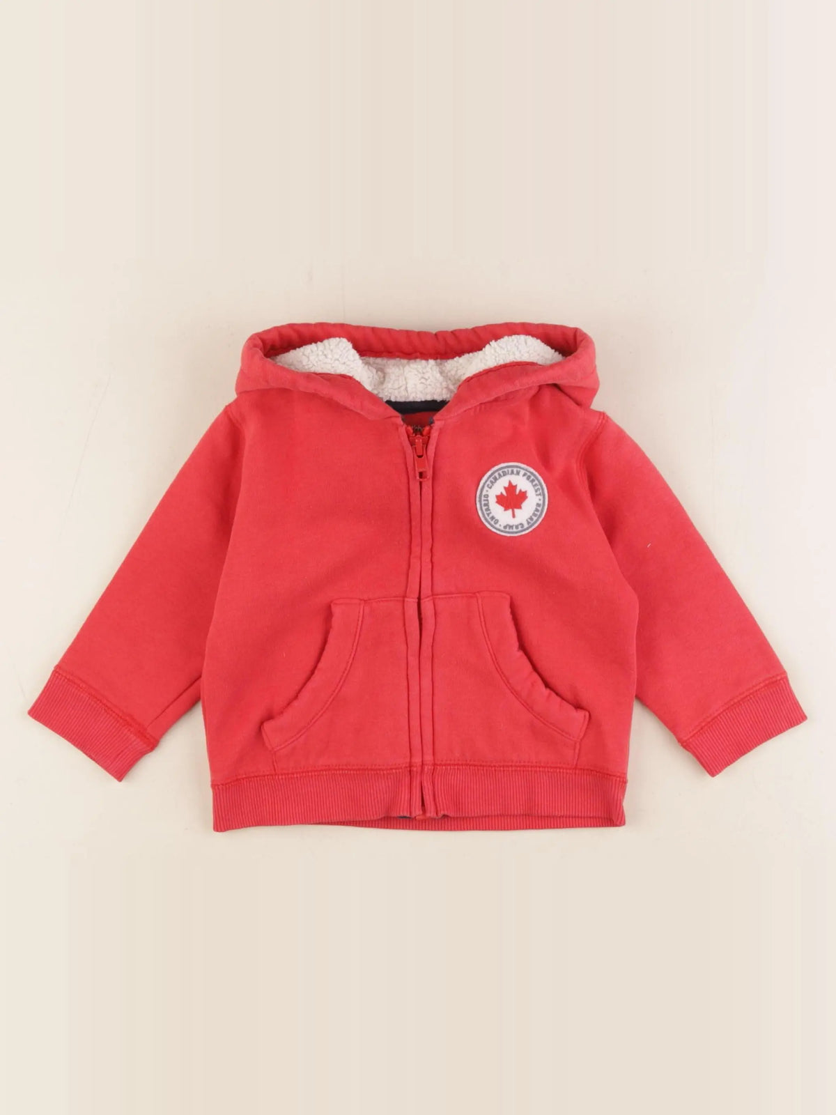 Boutchou - sweat rouge - 12 mois