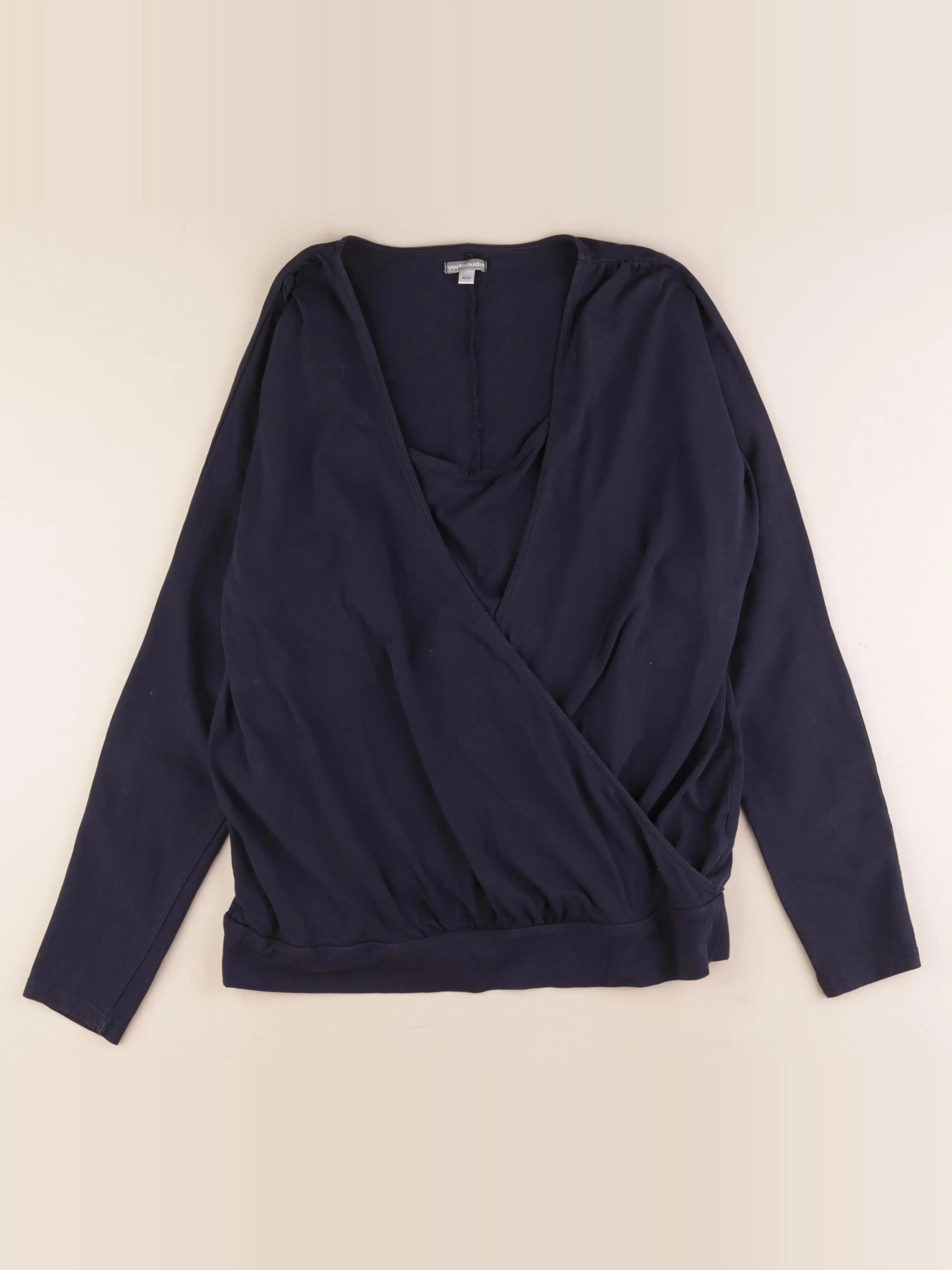 Vertbaudet - tee-shirt grossesse, allaitement bleu - 42 à 44