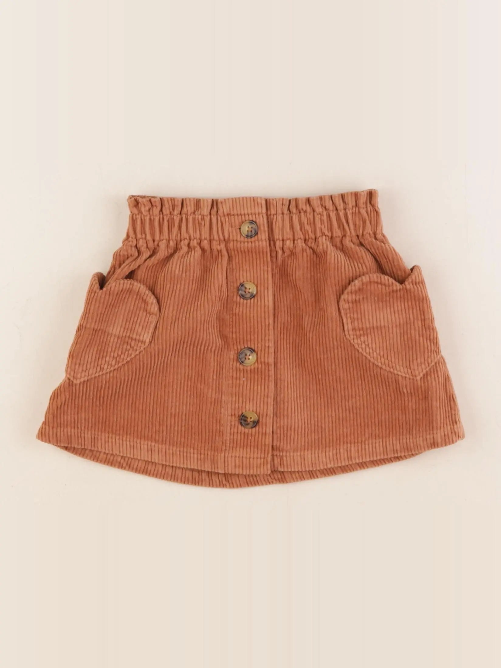Vertbaudet - jupe marron - 2 ans