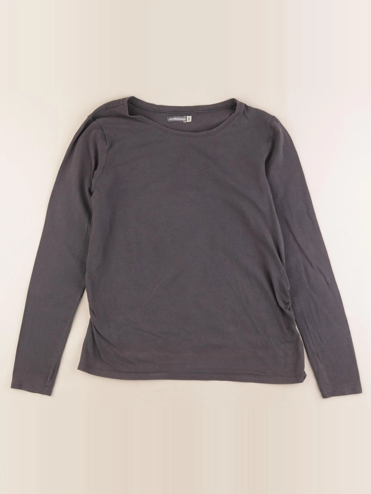 Vertbaudet - tee-shirt grossesse gris - 42 à 44