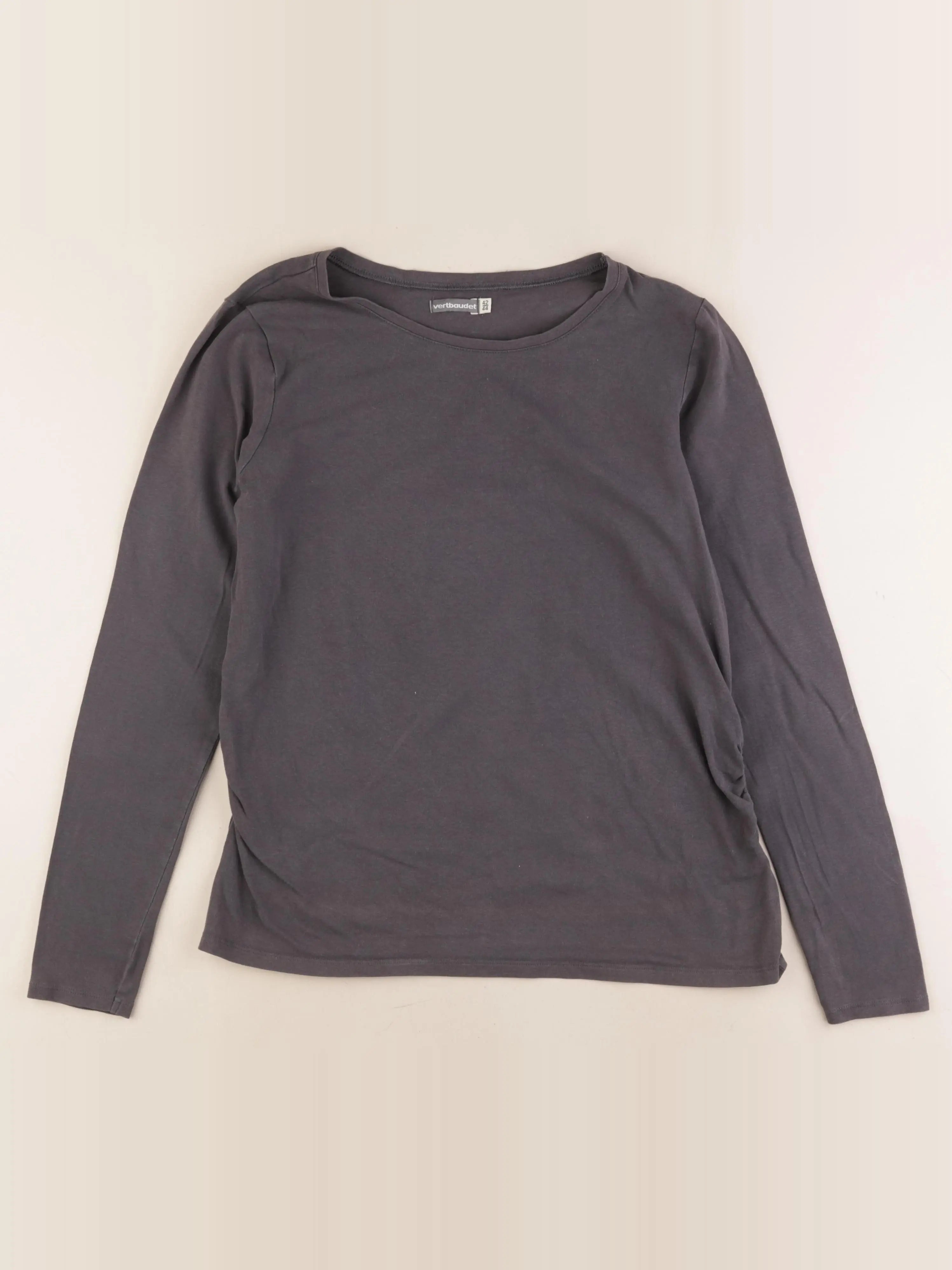 Vertbaudet - tee-shirt grossesse gris - 42 à 44